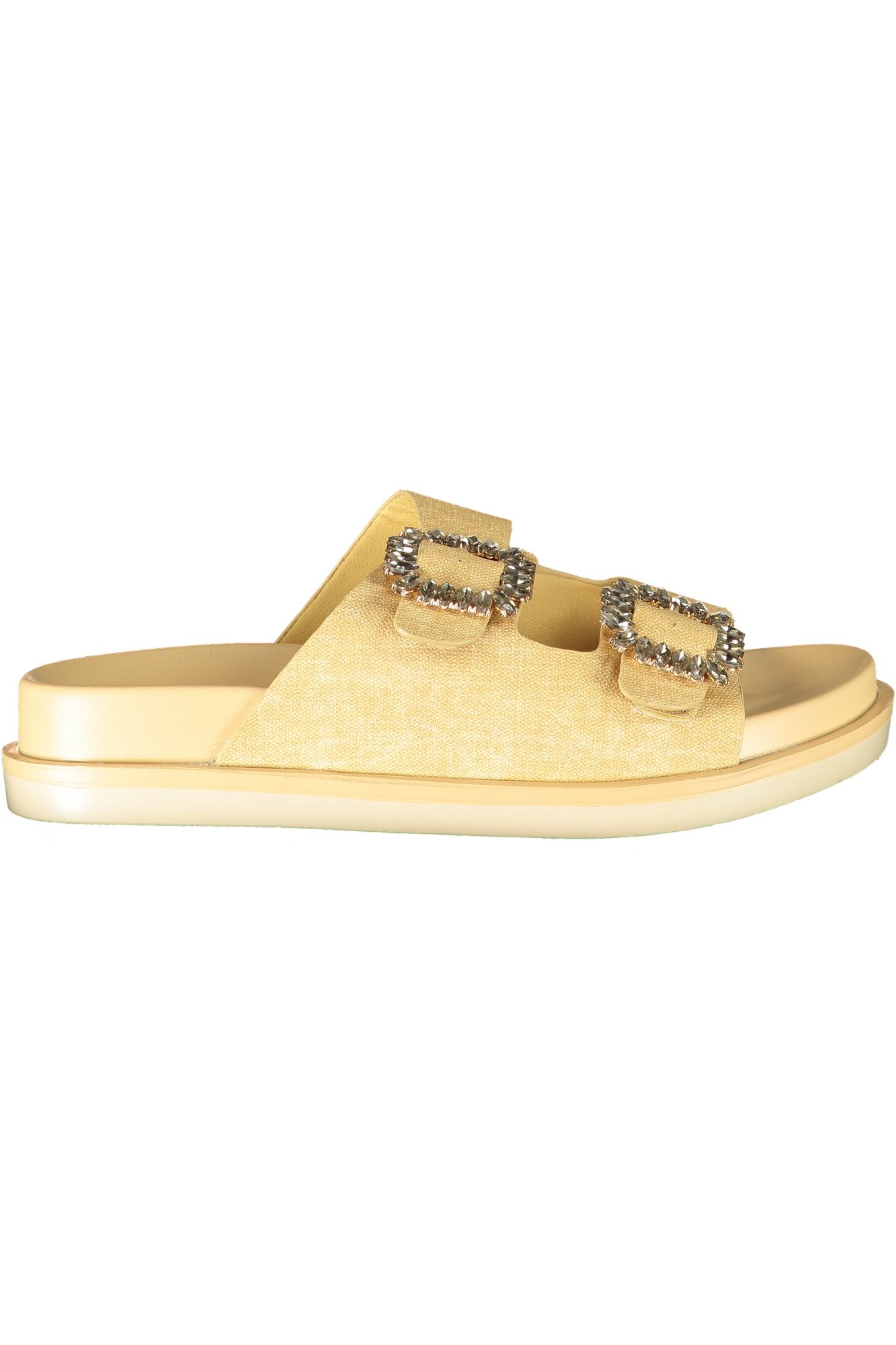 Laura Biagiotti Badeschuh Elegante Damen-Pantoffel in Beige mit Strass und