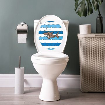 WENKO Aufkleber 3D Sharky, (1tlg), WC-Sticker (Hai) für Toilette Klo WC-Deckel, Badezimmer Bad