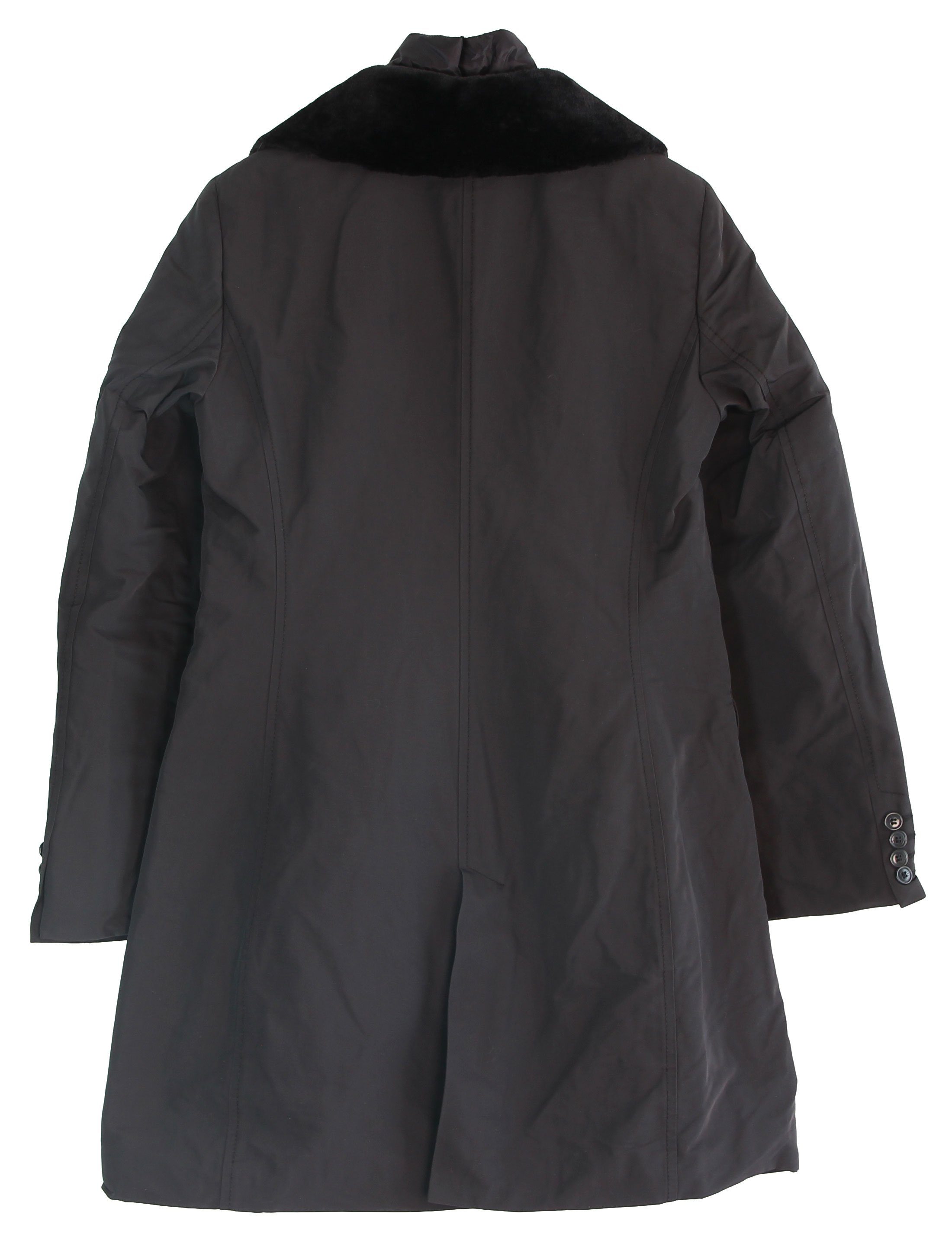 Betty Barclay Dufflecoat Parka Black Reißverschluss und Knopfverschluss, leichte Wattierung