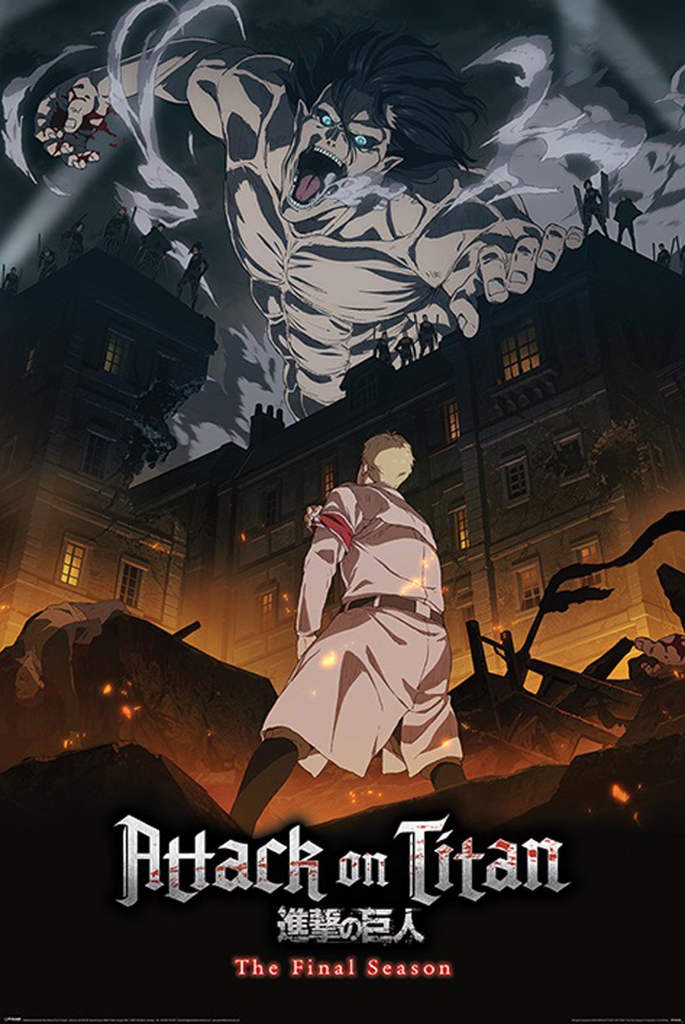 Poster Attack on Titan - Poster - Eren Onslaught