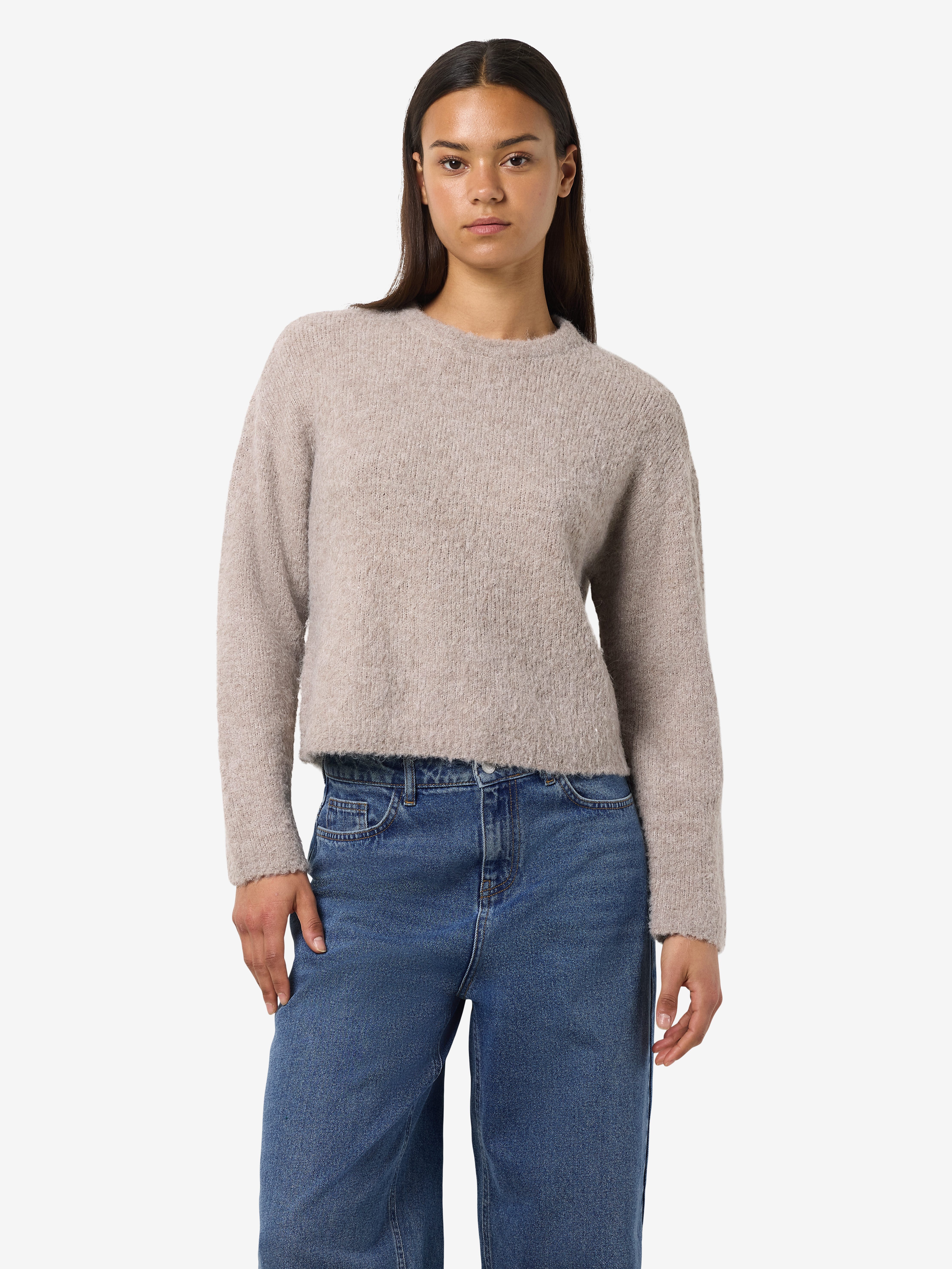 Noisy may Rundhalspullover NMDOLLY L/S O-NECK KNIT FWD NOOS günstig online kaufen