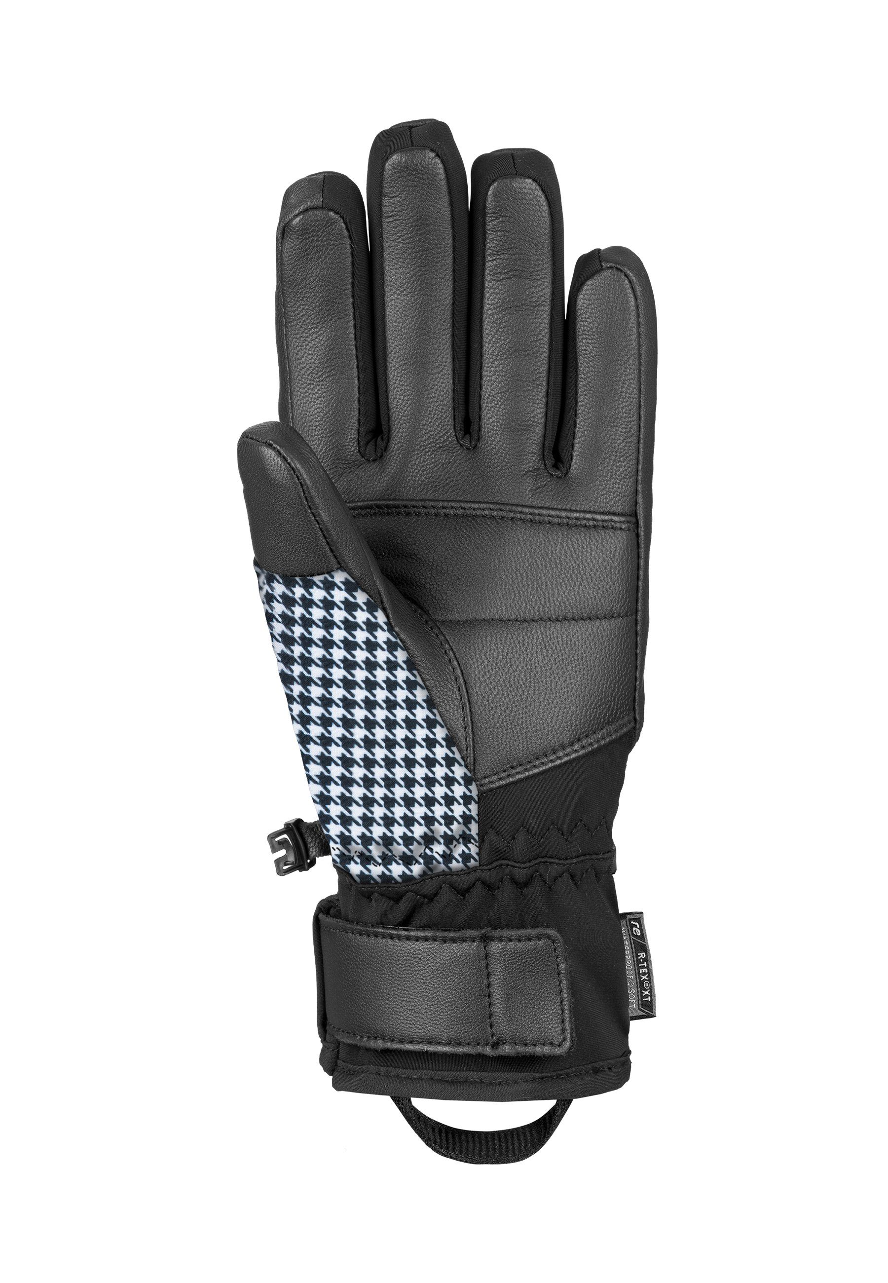 weiß-schwarz Reusch R-TEX® Design in sportlichem Giorgia XT Skihandschuhe