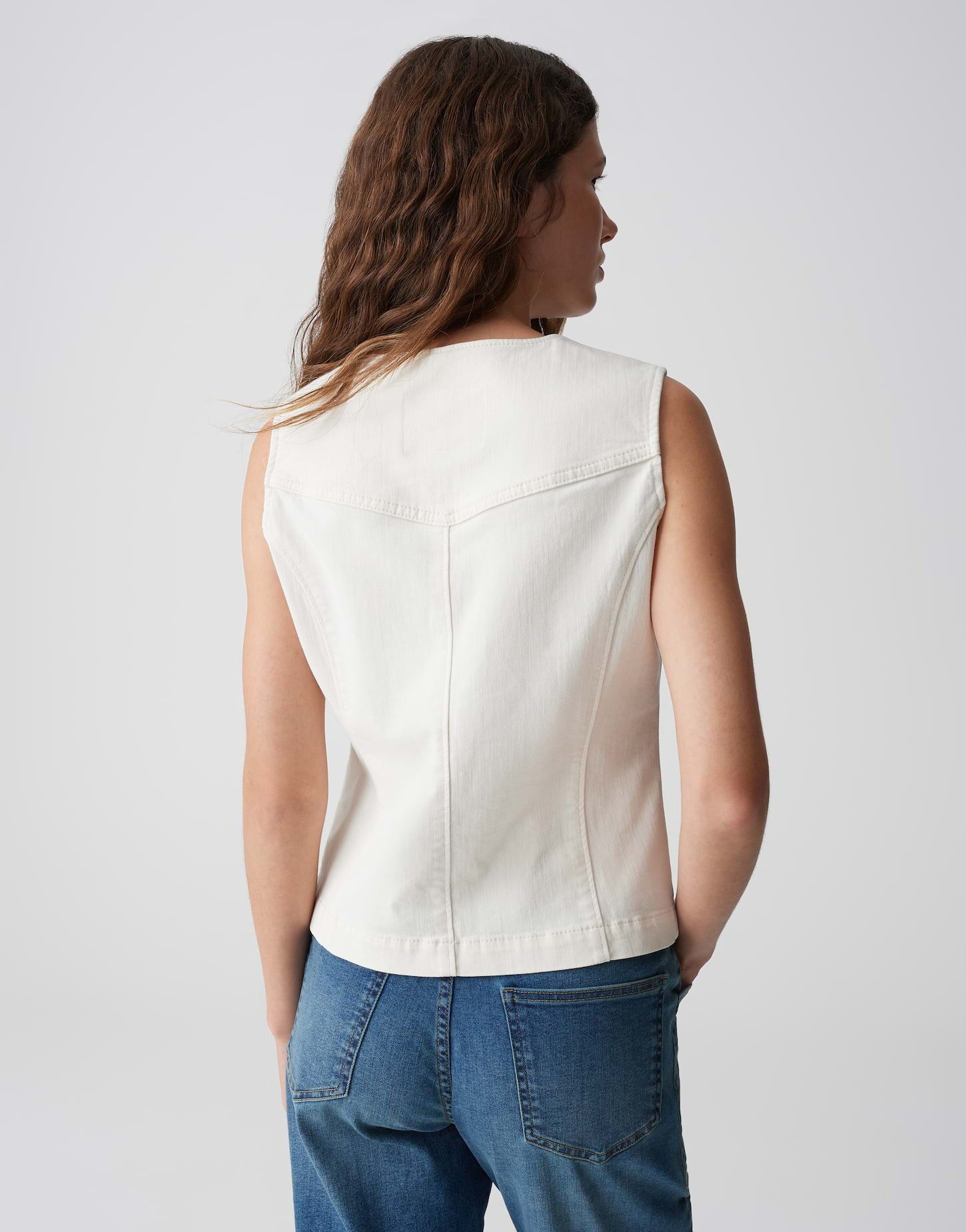 OPUS Anzugweste WILYA Slim mit Stretch-Anteil