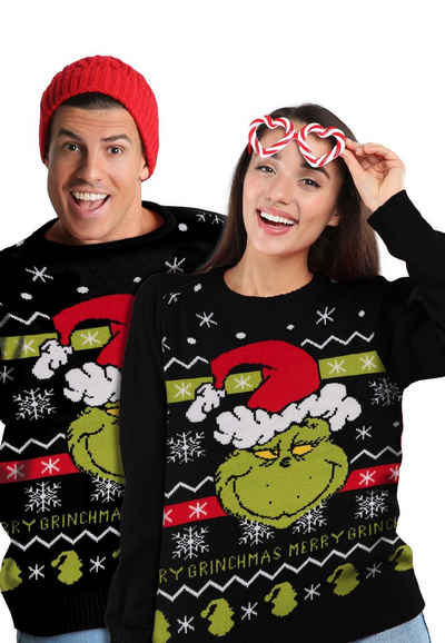 United Labels® Weihnachtspullover The Grinch Weihnachtspullover Winter Pullover Ugly Christmas Sweater