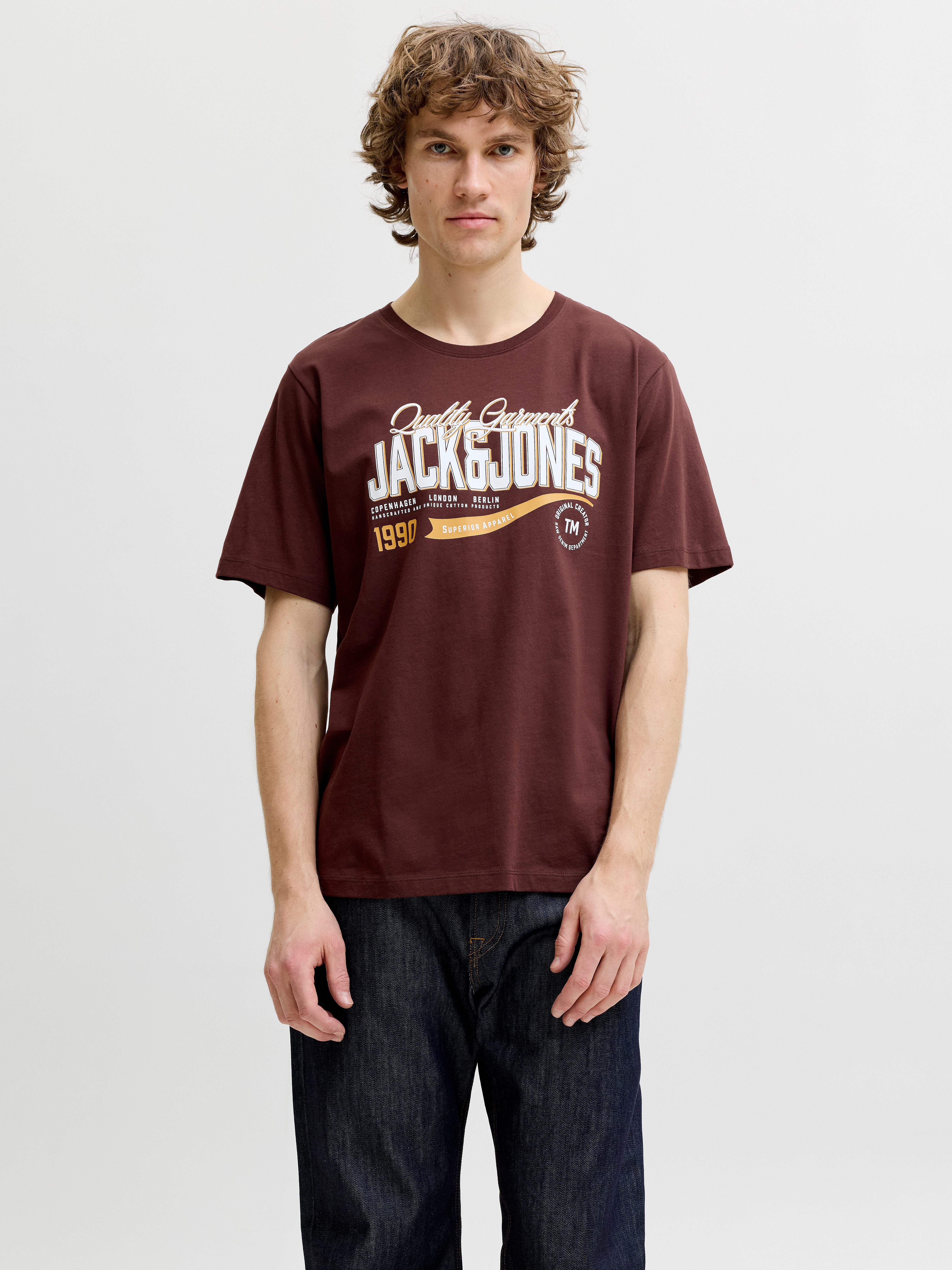 T-Shirt JJELOGO TEE SS O-NECK 2 COL AW26 SN