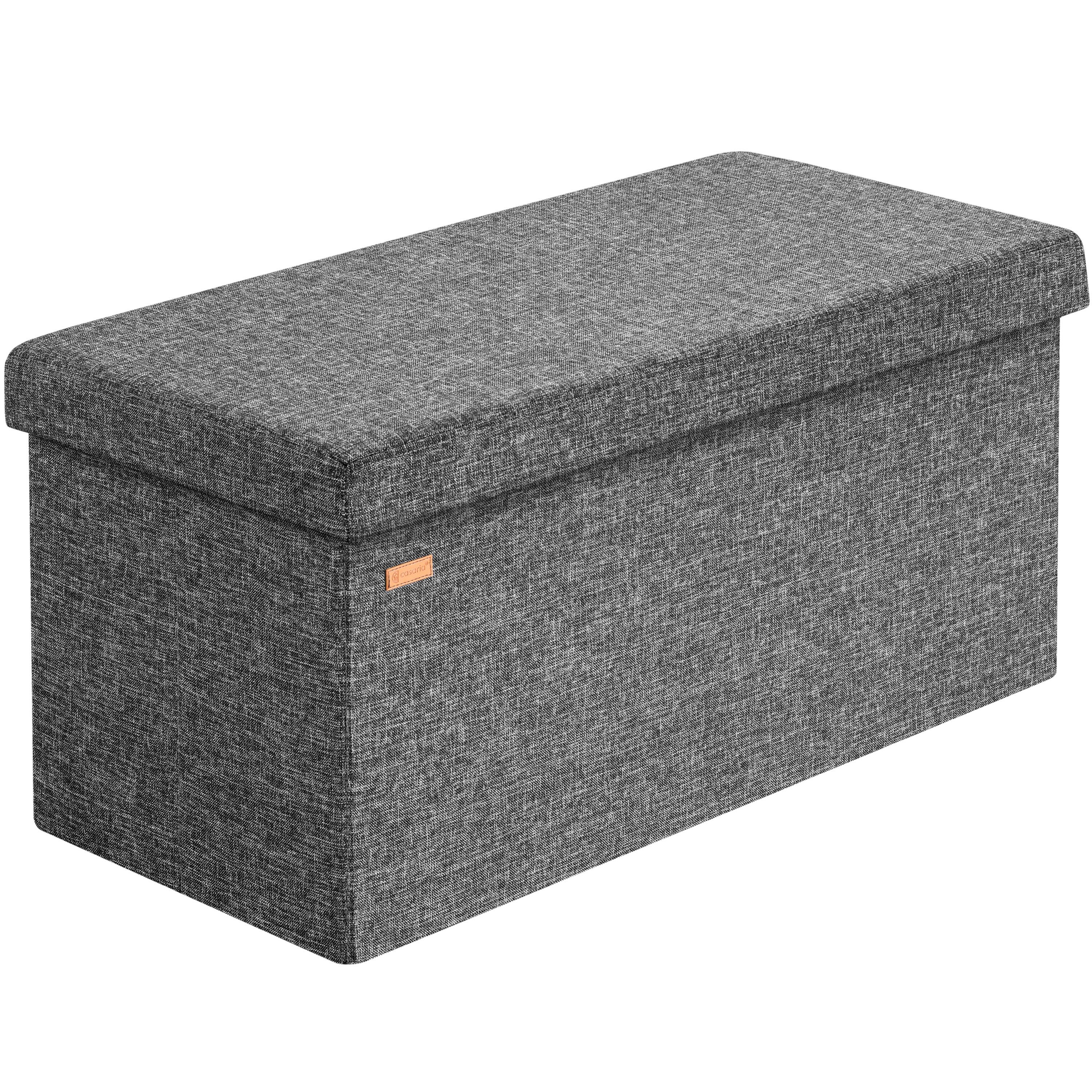 Casaria Sitzbank (1-St), mit Stauraum 80x40x40cm Faltbar 100L Gepolstert Deckel Stoff