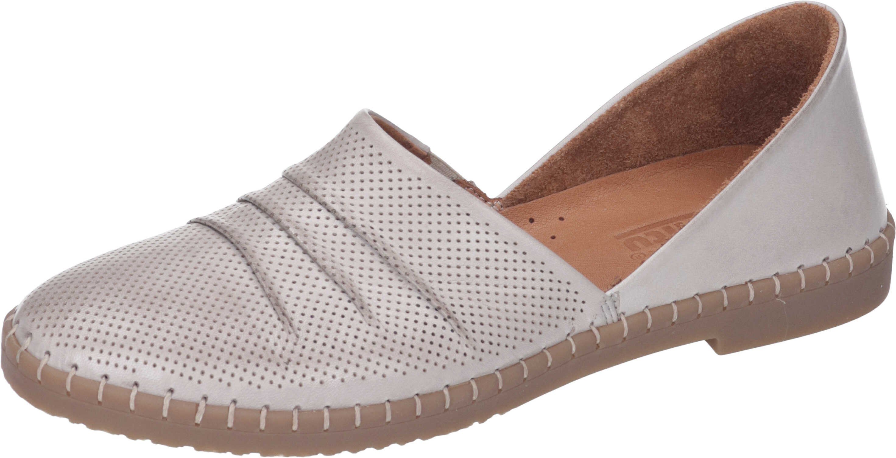 Manitu mit beige Gummizug Slipper Slipper