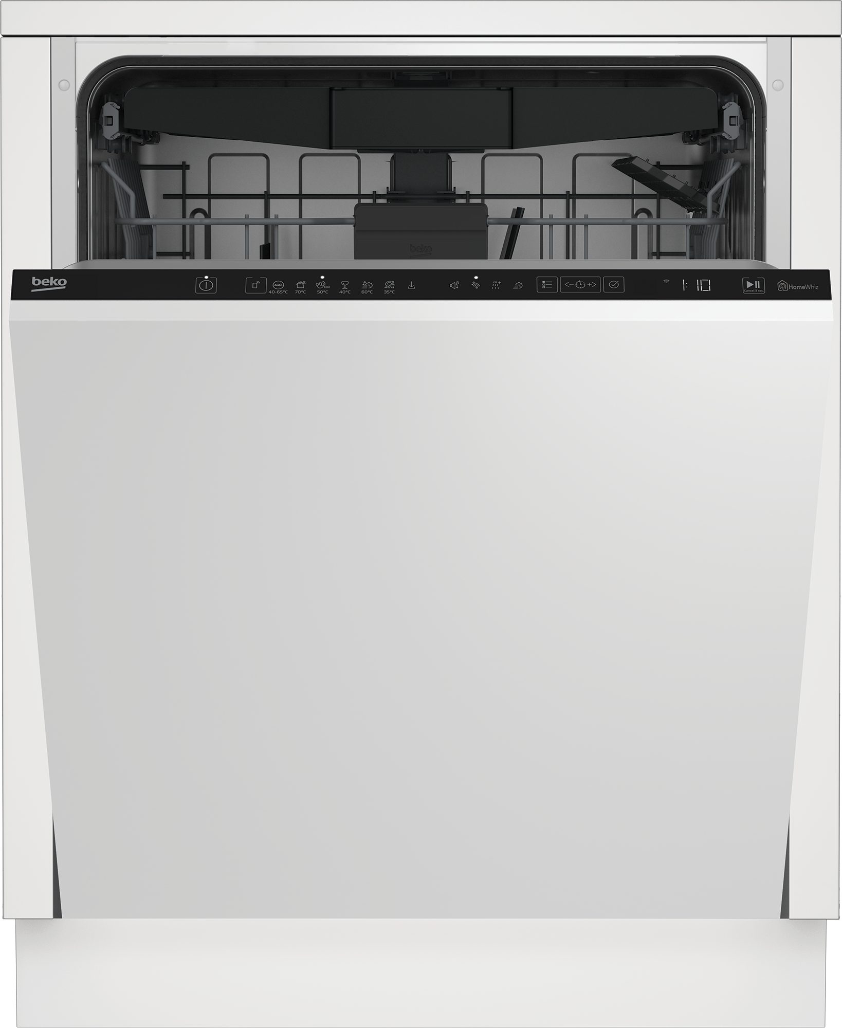 BEKO vollintegrierbarer Geschirrspüler BDIN16R46W, 9,5 l, 15 Maßgedecke, Quick&Shine – schnelle Reinigung mit optimaler Trocknung