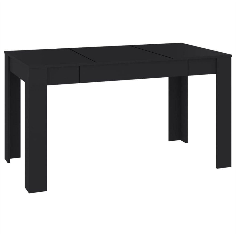 DOTMALL Esstisch Esstisch Schwarz,140x74,5x76 cm, Holzwerkstoff günstig online kaufen