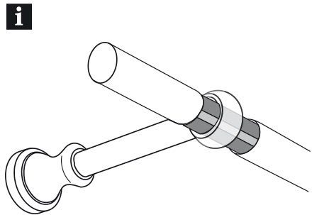 Ø mm für (1-St), Gardinenstangenhalter Ø Gardinenstangen-Set Gardinenstangen, Bifo Gardinenstangen-Verbinder 28 GARDINIA, Serie mm, 28