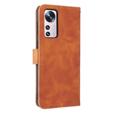 König Design Handyhülle Xiaomi 12 Lite, Schutzhülle Schutztasche Case Cover Etuis Wallet Klapptasche Bookstyle