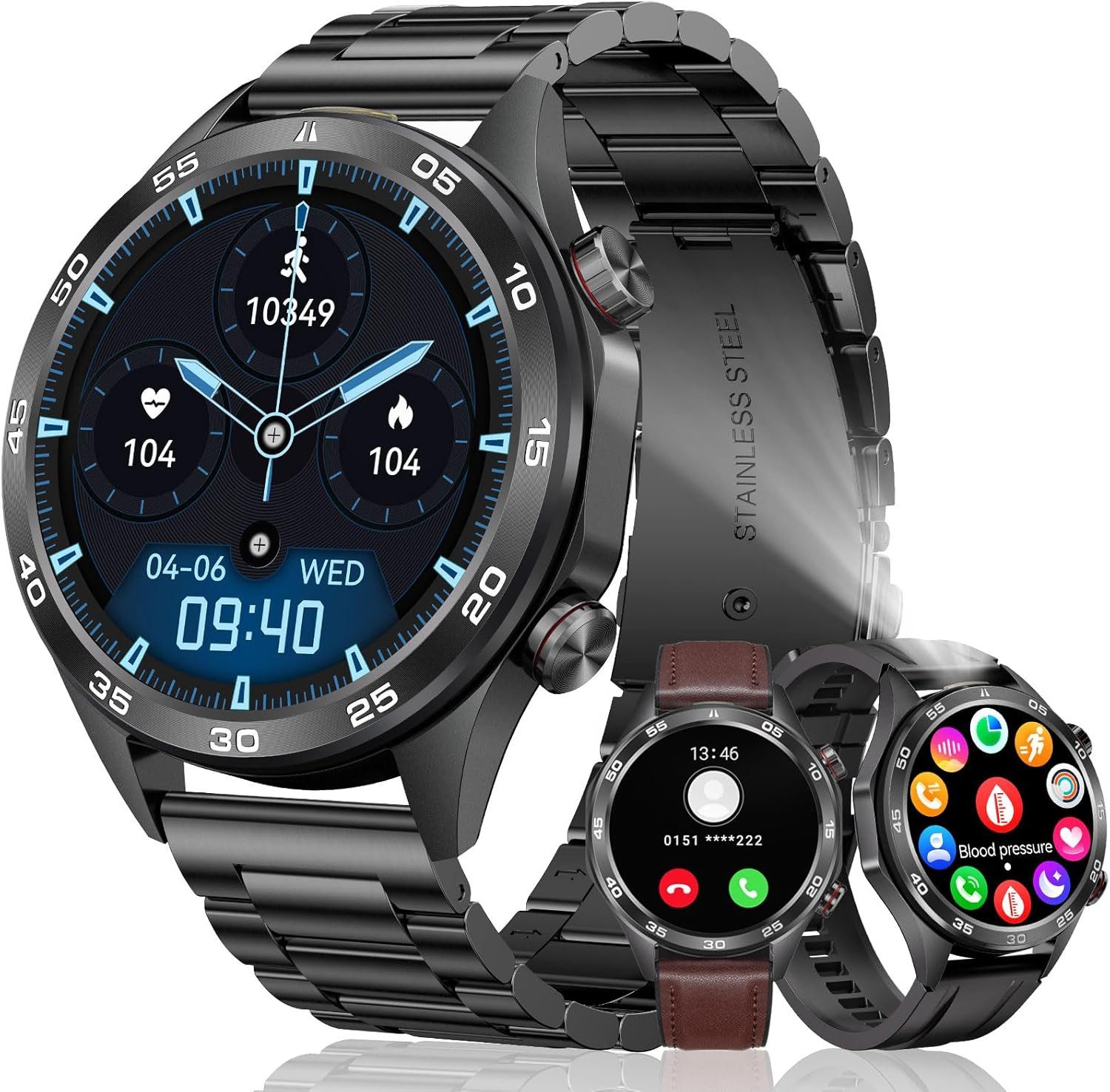 MEGALITH Smart Watch i118 Smartwatch (3,8 cm, android ios)