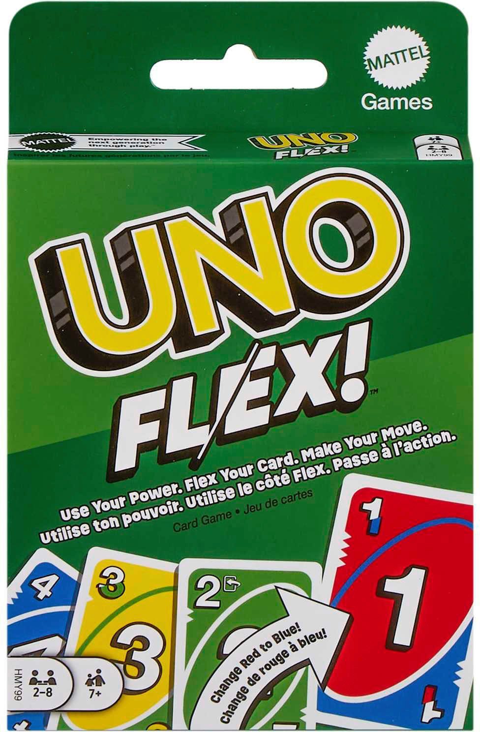 Mattel games Spiel UNO Flex, Familienspiel