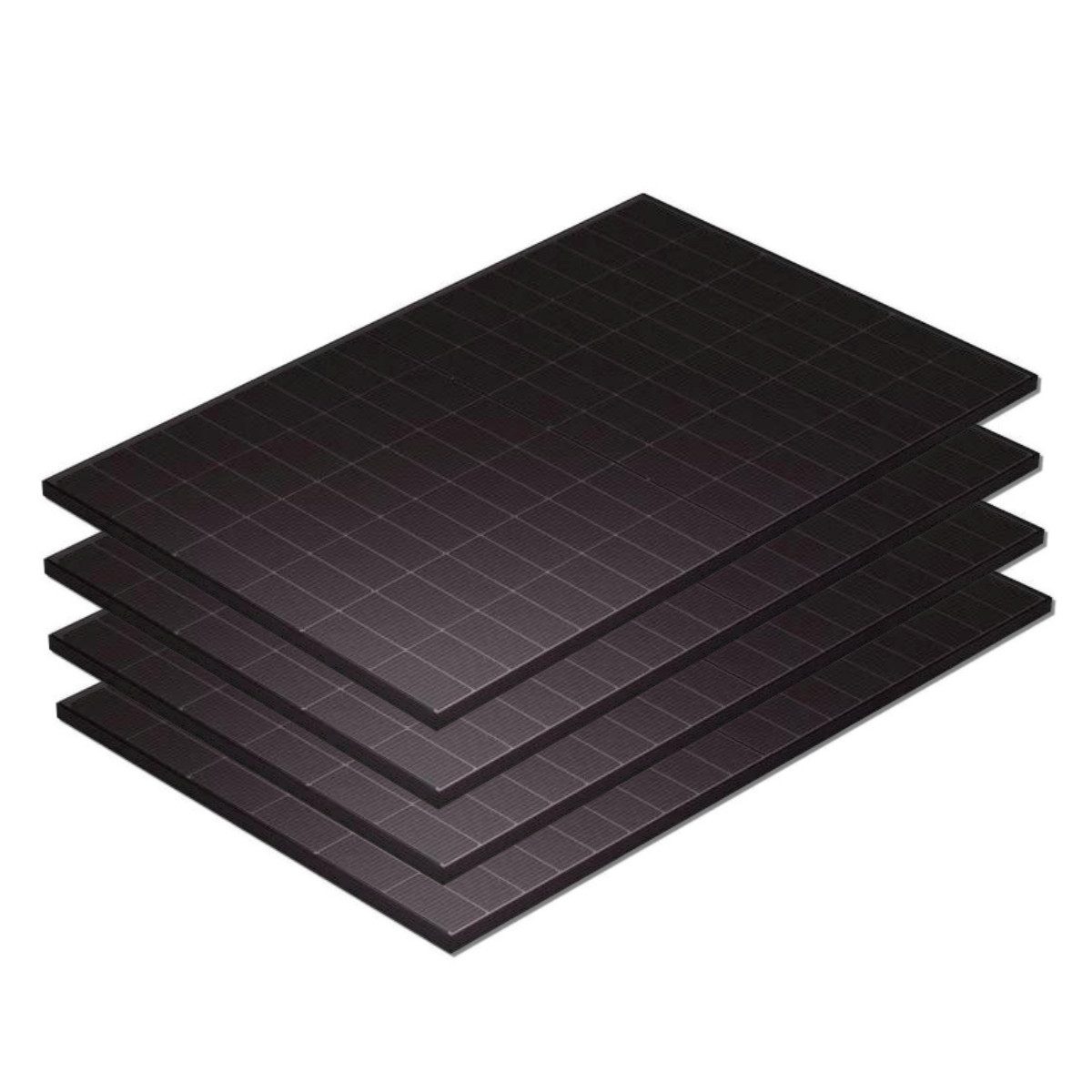 SunPro Solarmodul 4x500Wp SunPro Photovoltaik Solarmodule Bifazial Glas-Glas Full Black