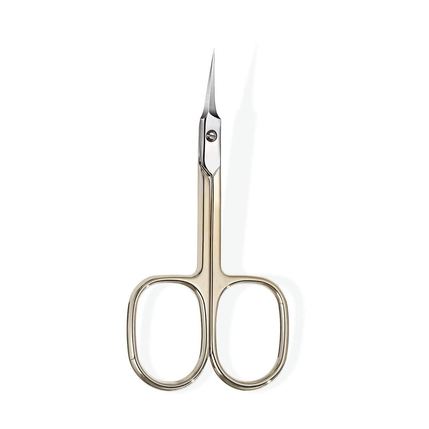 LuxusKollektion Nagelhautentferner Nagelhautschere Gebogen Edelstahl Gold