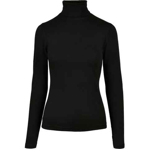 URBAN CLASSICS Longsleeve Urban Classics Damen Ladies Basic Turtleneck L/S (1-tlg)