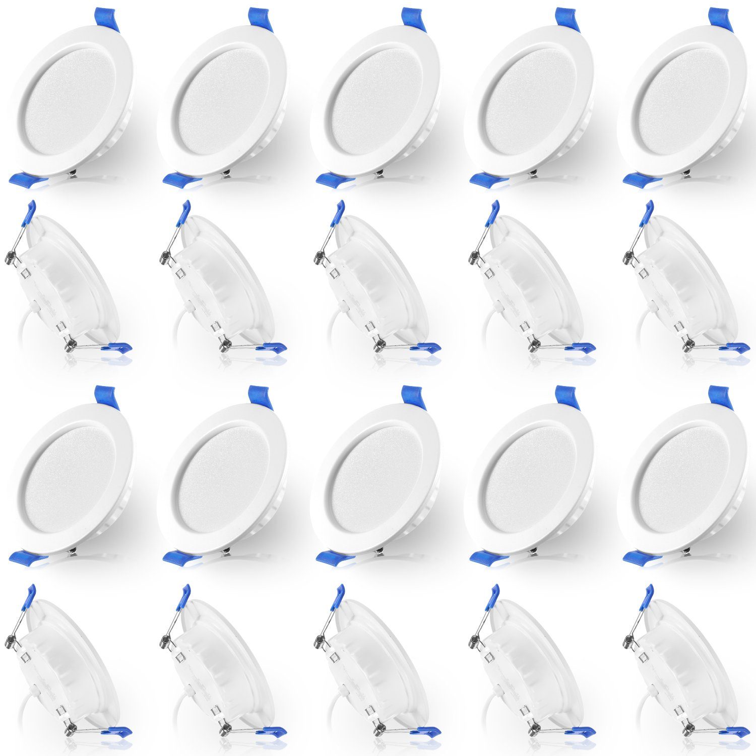 WILGOON LED Einbaustrahler 20x LED Einbaustrahler, günstig online kaufen