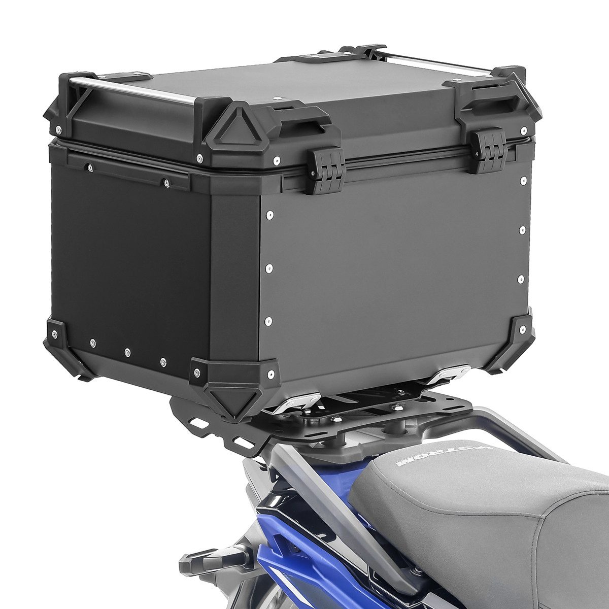 Bagtecs Topcase Set Alu Topcase + Gepäckbrücke passend für Suzuki V-Strom 800 23-26 #