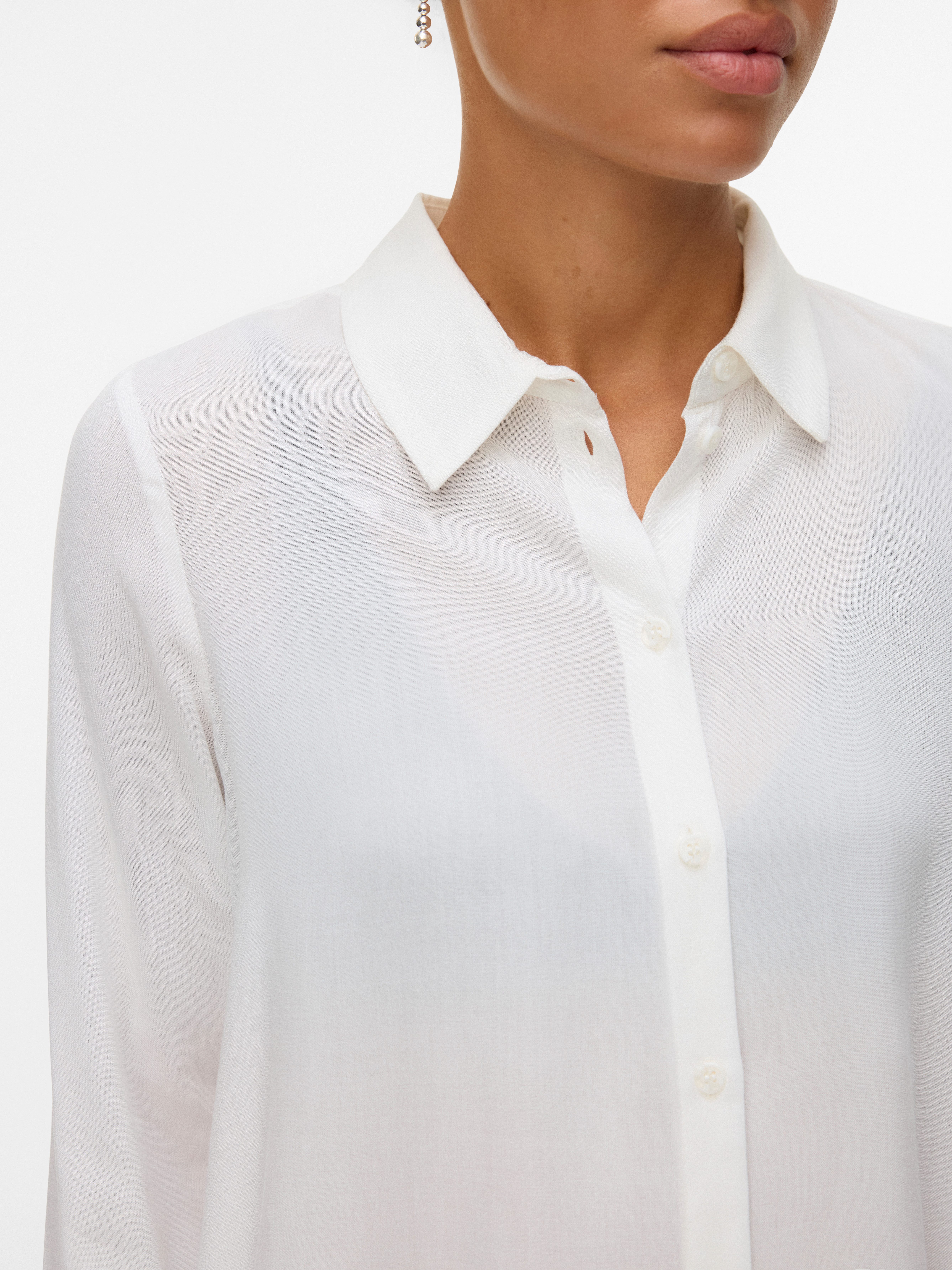Vero Moda Hemdbluse VMBUMPY L/S BASIC SHIRT WVN GA NOOS