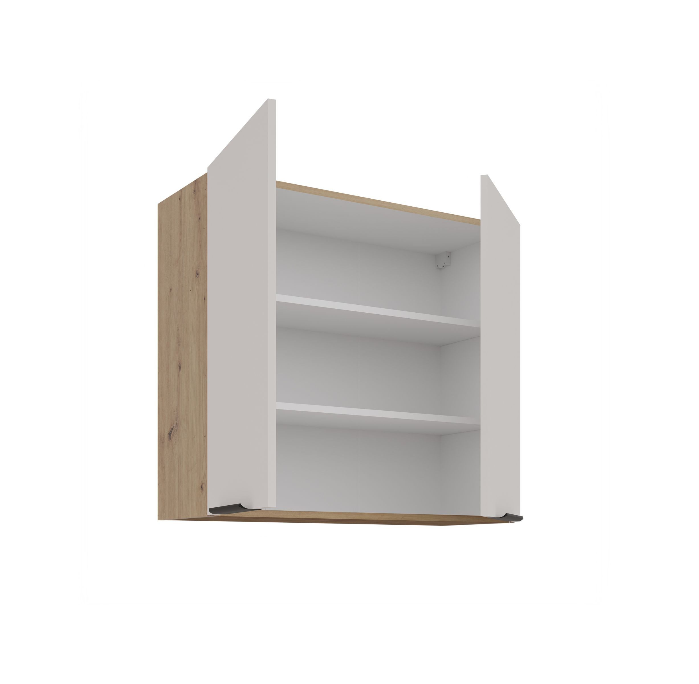 Küchen-Preisbombe Hängeschrank 80 cm Küche SOLANO Kaschmir beige Küchenzeil günstig online kaufen