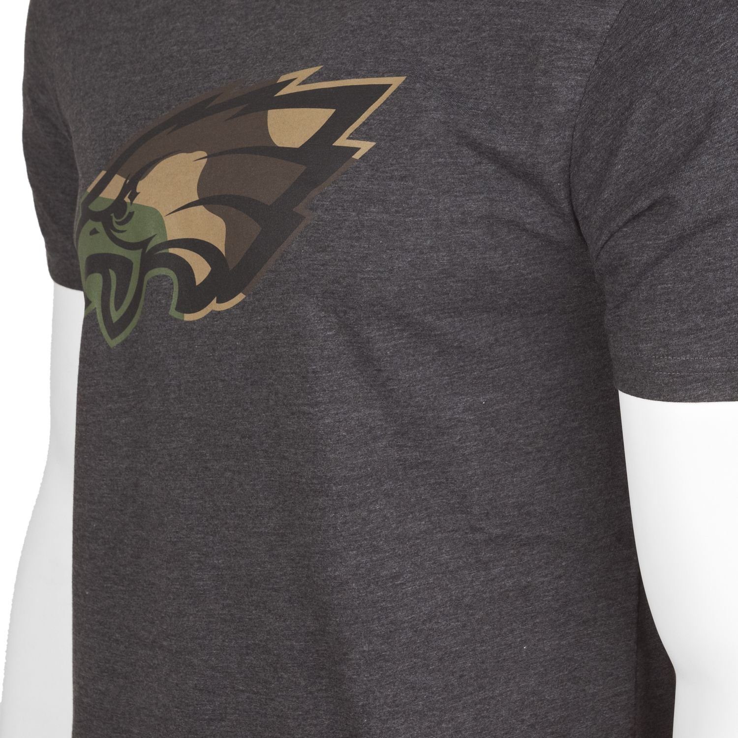 Print-Shirt Era charcoal Logo Team Eagles Philadelphia NFL New