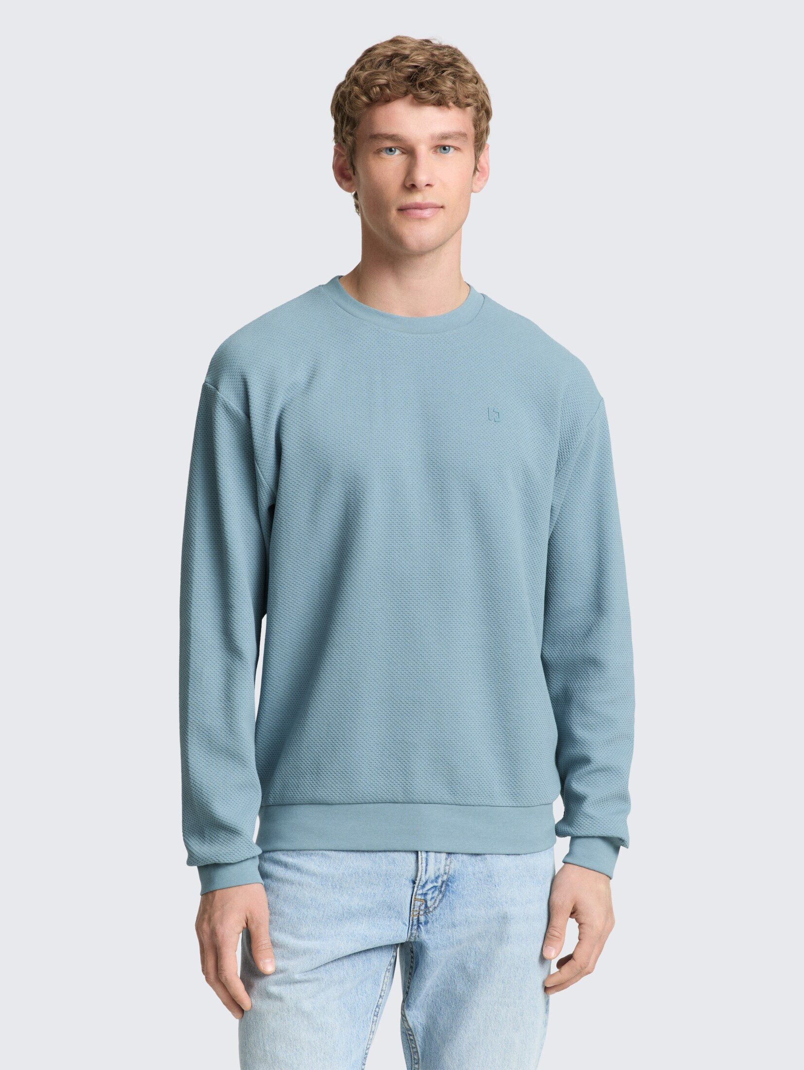 TOM TAILOR Denim Sweatshirt Strick & Sweatshirts Sweatshirt aus Baumwolle günstig online kaufen