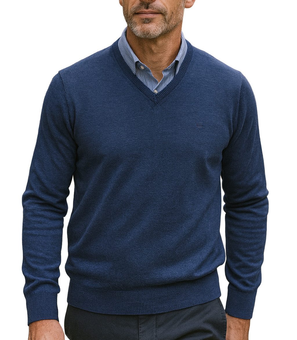 Redmond V-Ausschnitt-Pullover Pullover (1-tlg) hochwertige Qualität mit V-A günstig online kaufen