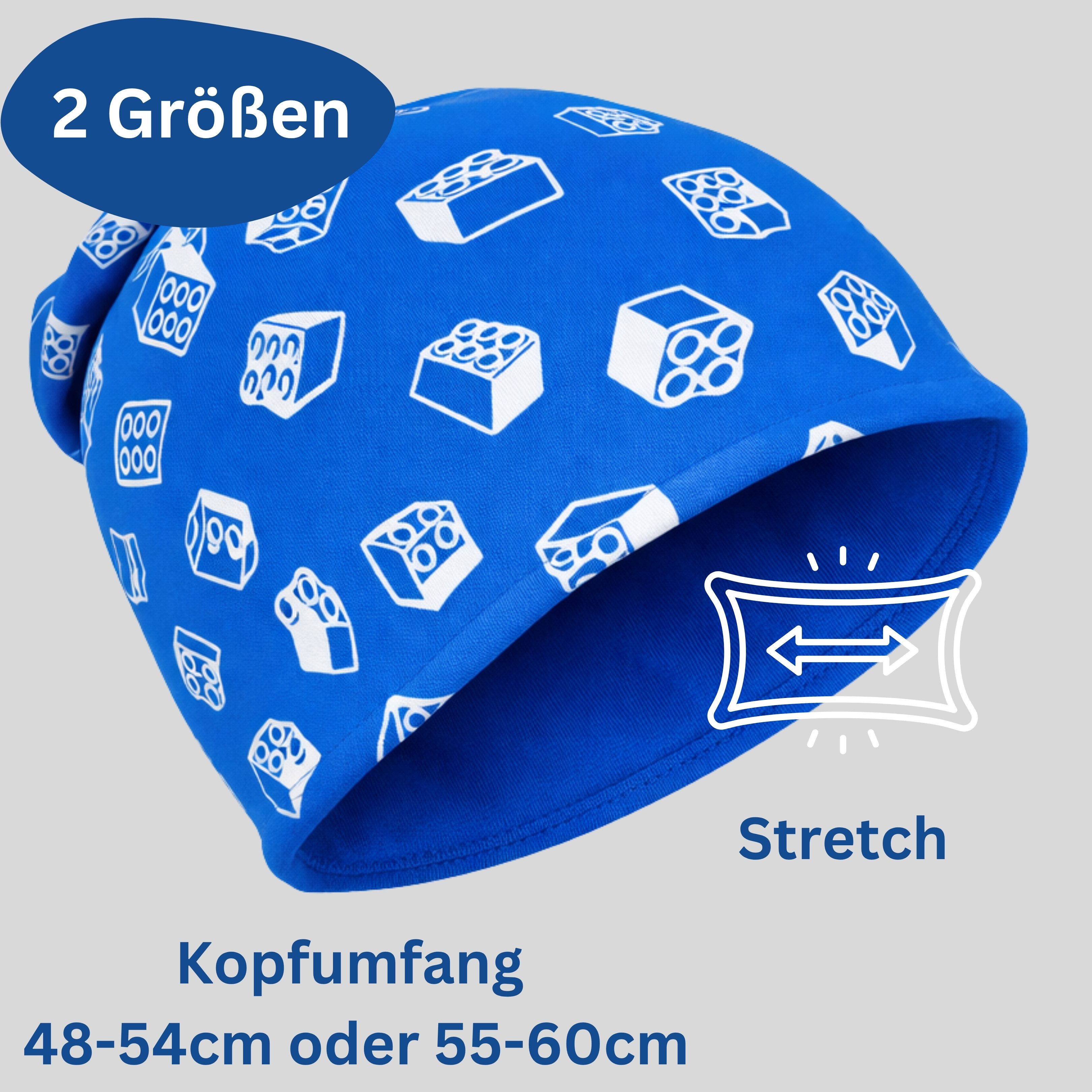 HECKBO Beanie 360° Reflektor Kinder Beanie Mütze & Loop Schal Set – Bild 3 von 5