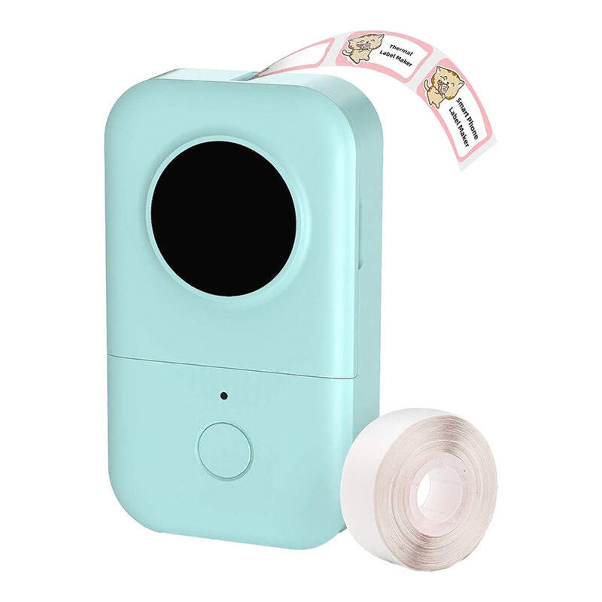 Phomemo Phomemo D30 Tragbarer Bluetooth-Etikettendrucker Blau Mini-Drucker