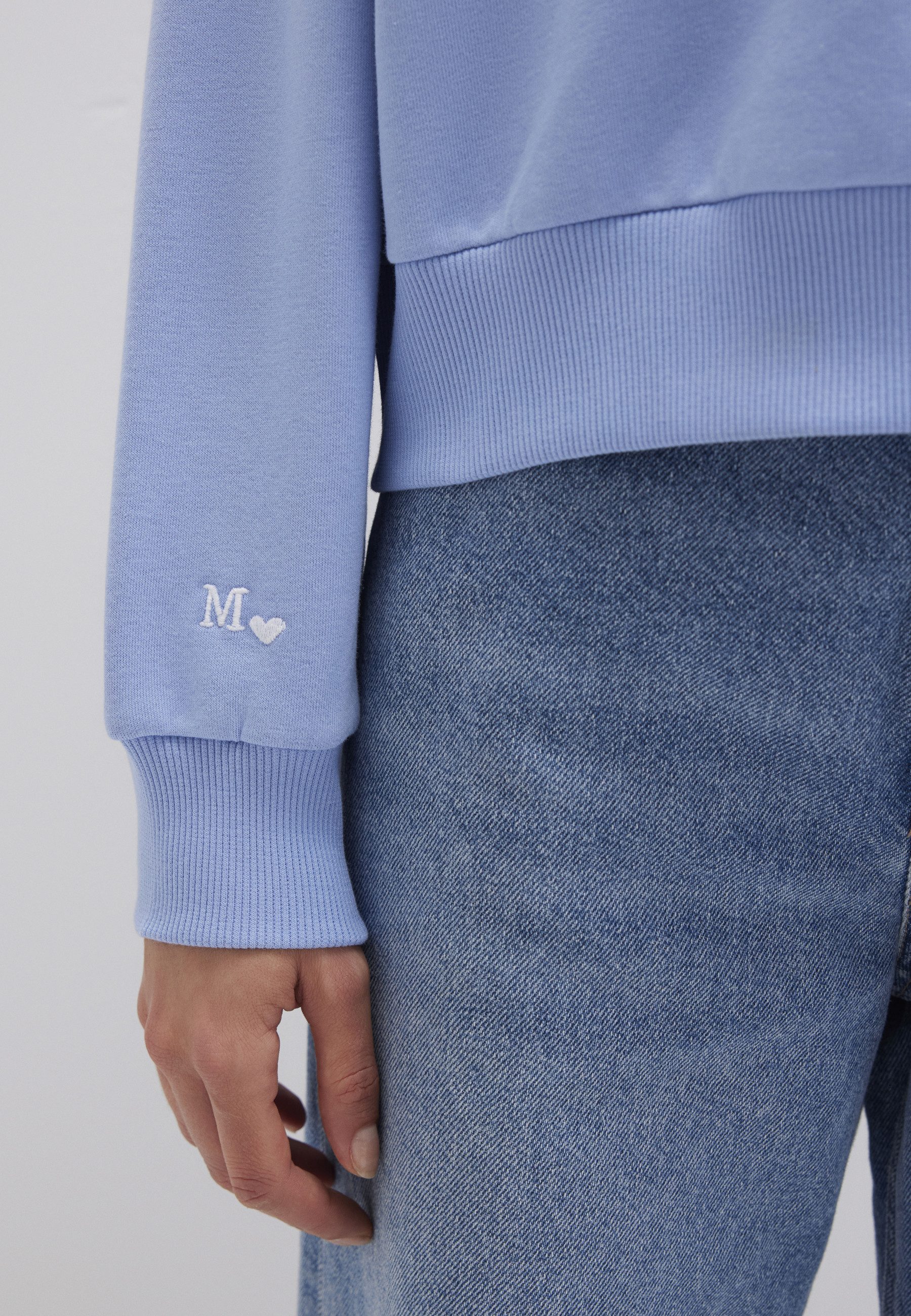 Mavi Rundhalspullover CREW NECK SWEATSHIRT Sweatshirt cropped