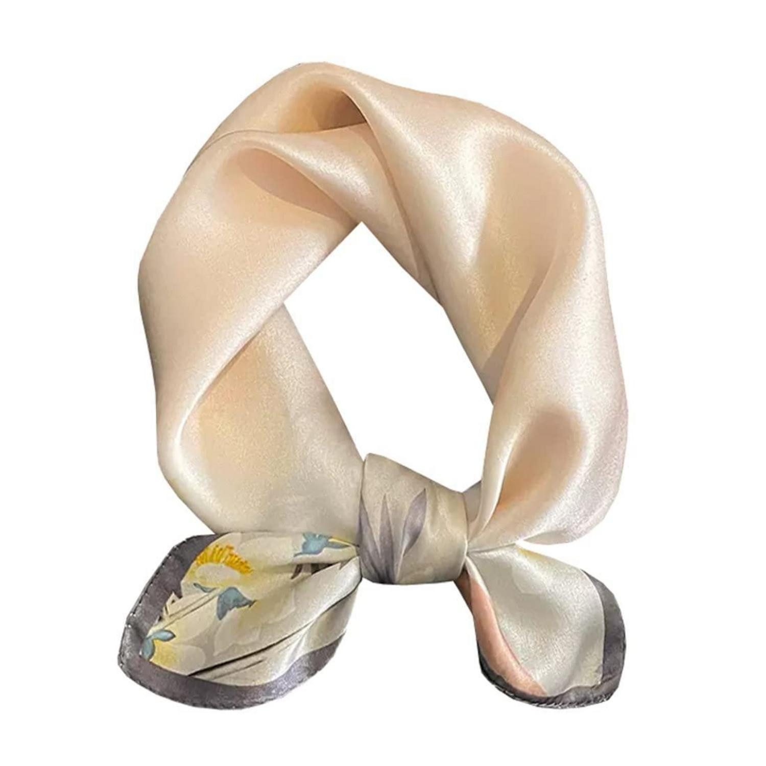 LuxusKollektion Seidenschal Seidenschal Damen 53x53cm Mehrzweck, (1-St)