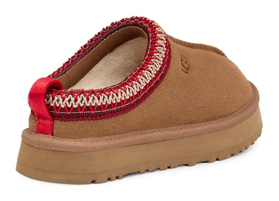 UGG K TAZZ Pantoffel Plateau Clog, Mule, Hausschuh mit modischer Zierborte