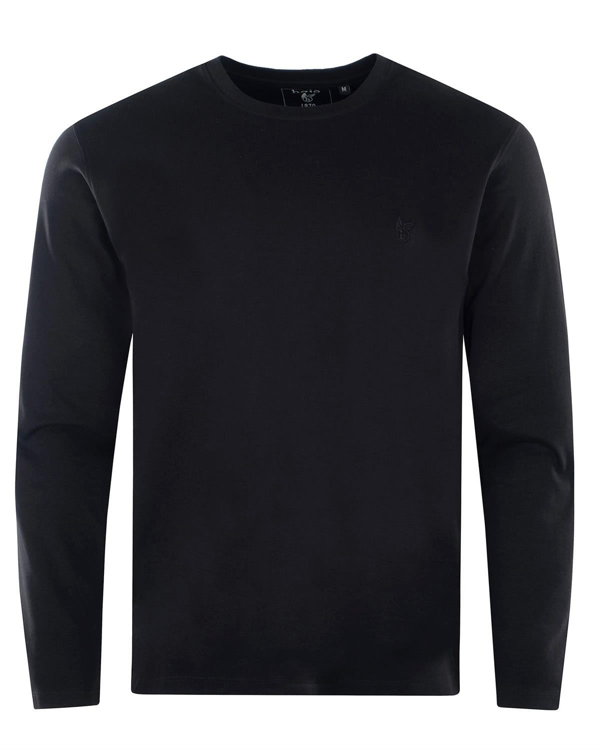 Hajo Strickpullover Basic-Langarmshirt in reiner Baumwolle günstig online kaufen
