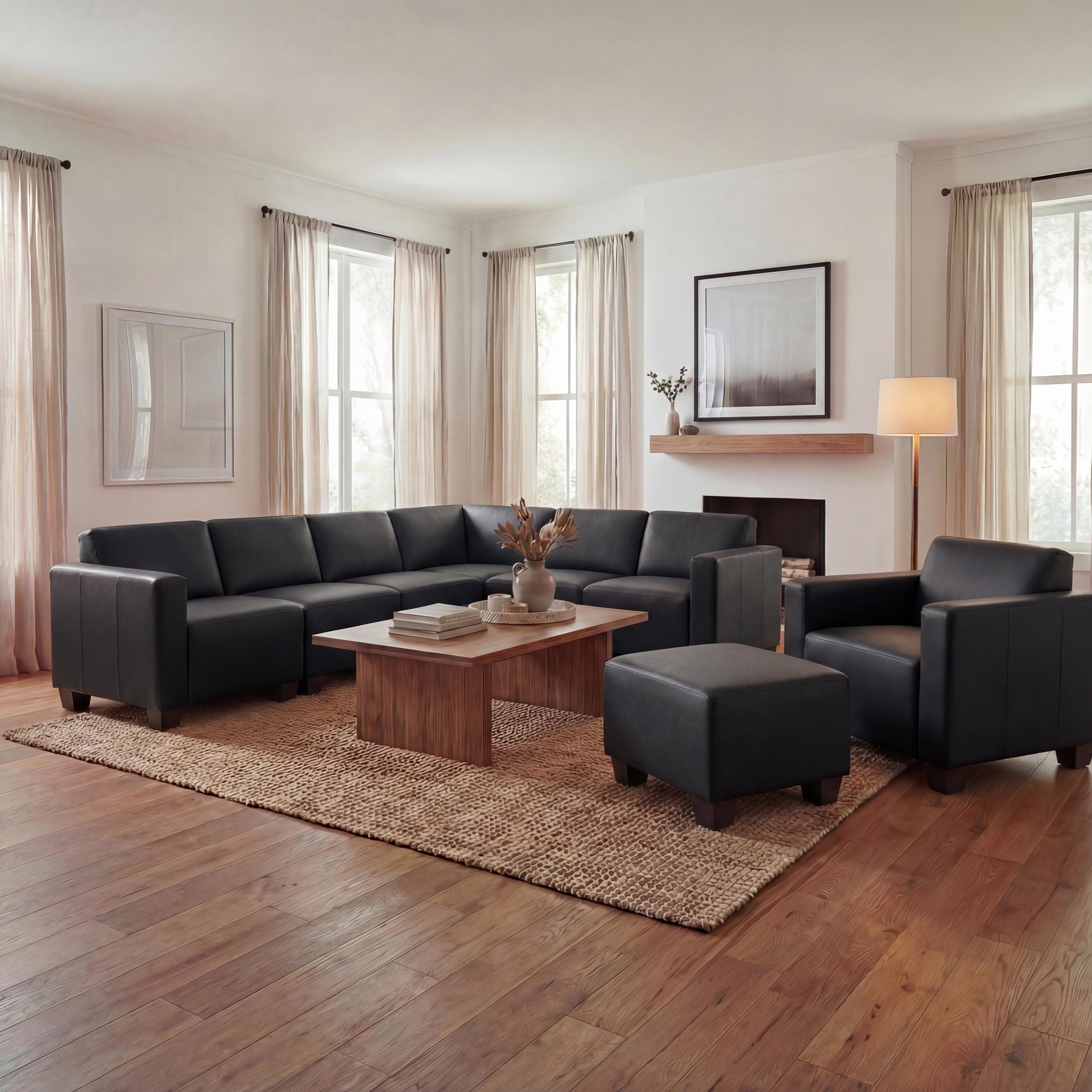 MCW Wohnlandschaft Moncalieri-6-2, Set, bequeme Polsterung, Erweiterbar mit weiteren Elementen der Lyon-Serie