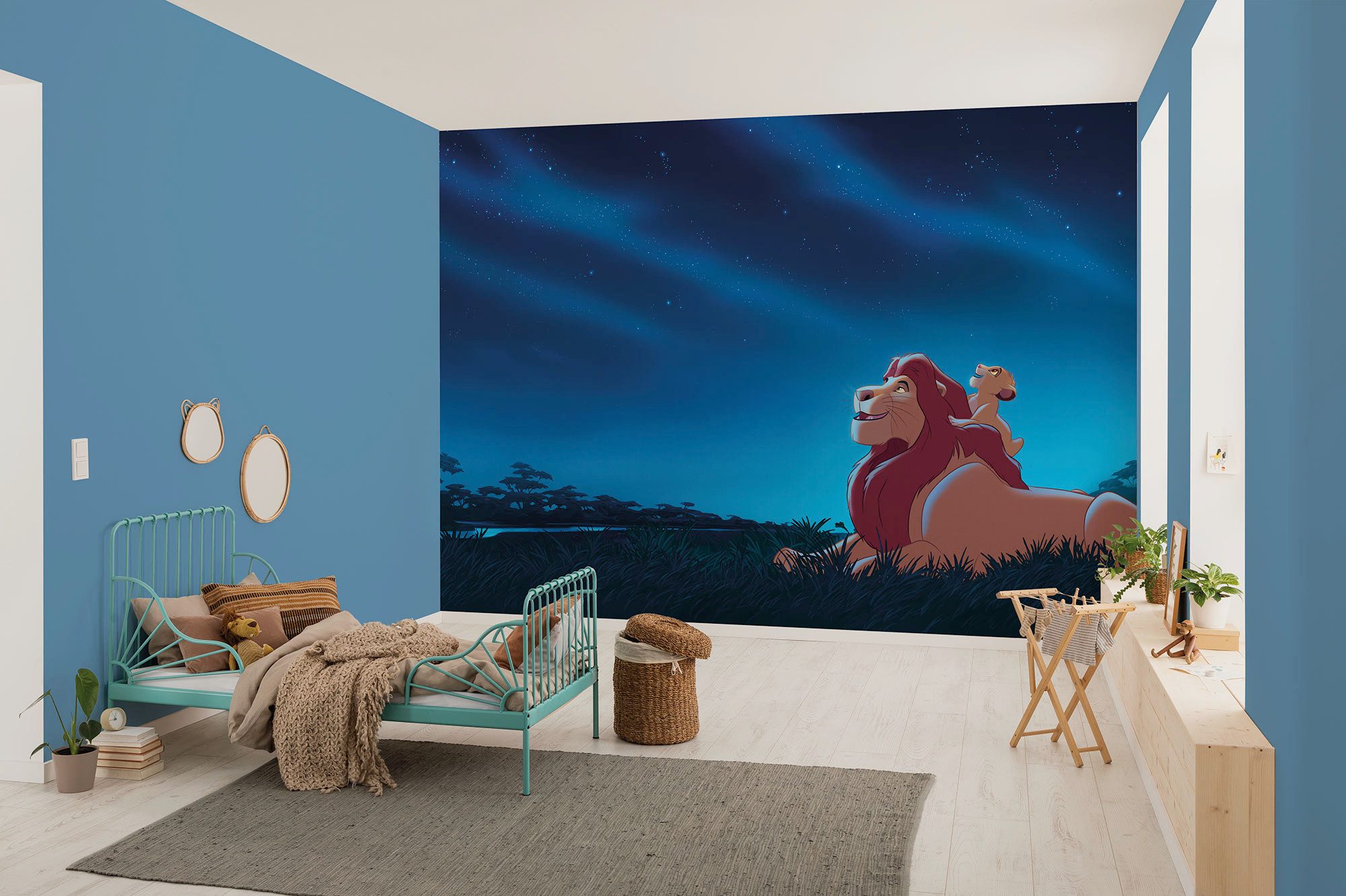 Komar Kindertapete Disney The Lion King Stargazing, glatt, bedruckt, (Packung, 1 St)