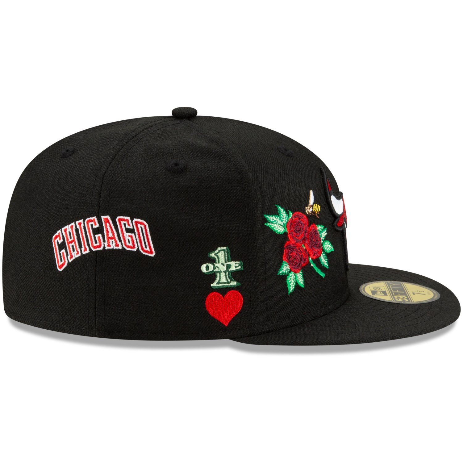 Chicago Era New Fitted Bulls Cap 59Fifty GRAPHIC