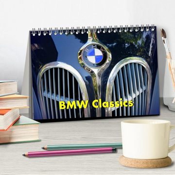 CALVENDO Wandkalender BMW Classics (Tischkalender 2025 DIN A5 quer), CALVENDO Monatskalender
