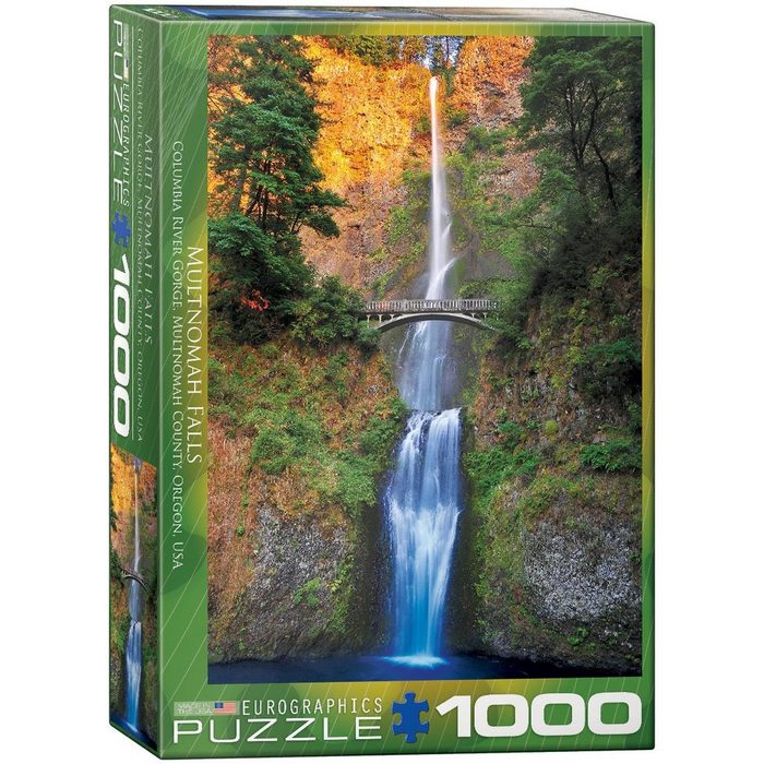 EUROGRAPHICS Puzzle Multnomah Falls Oregon 1000 Puzzleteile