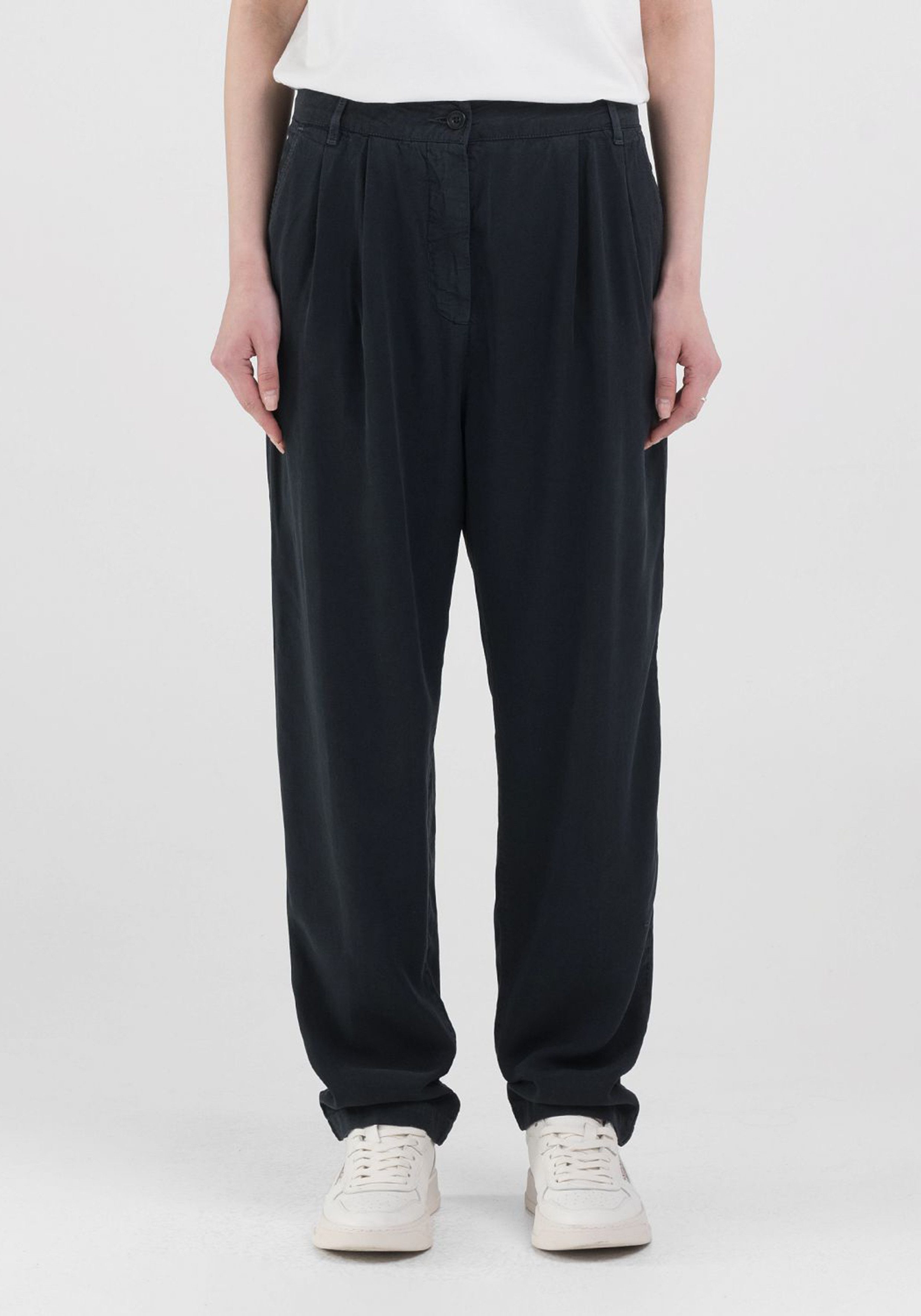 Replay Bundfaltenhose in softer Qualität