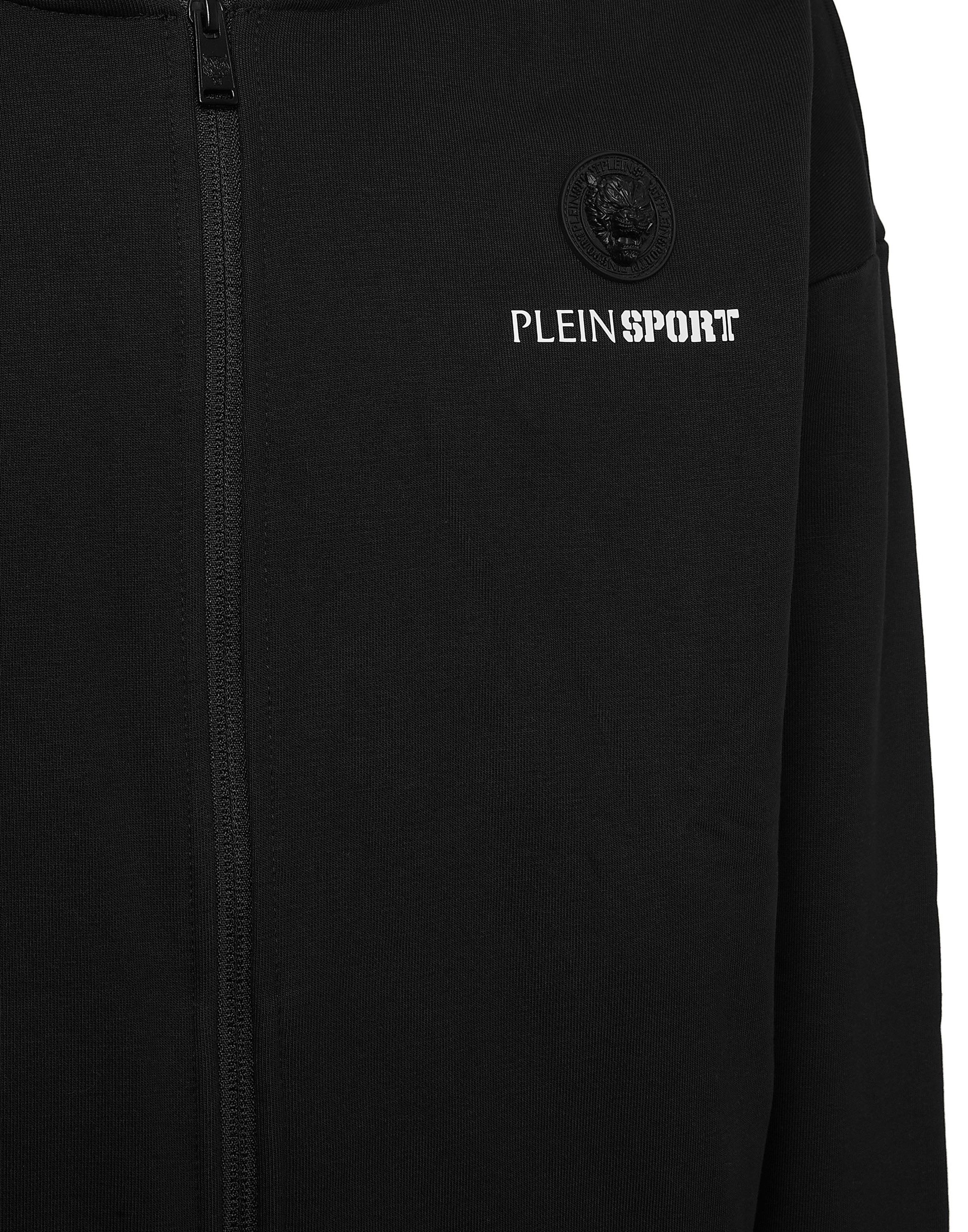 PLEIN SPORT Kapuzensweatjacke Scratch