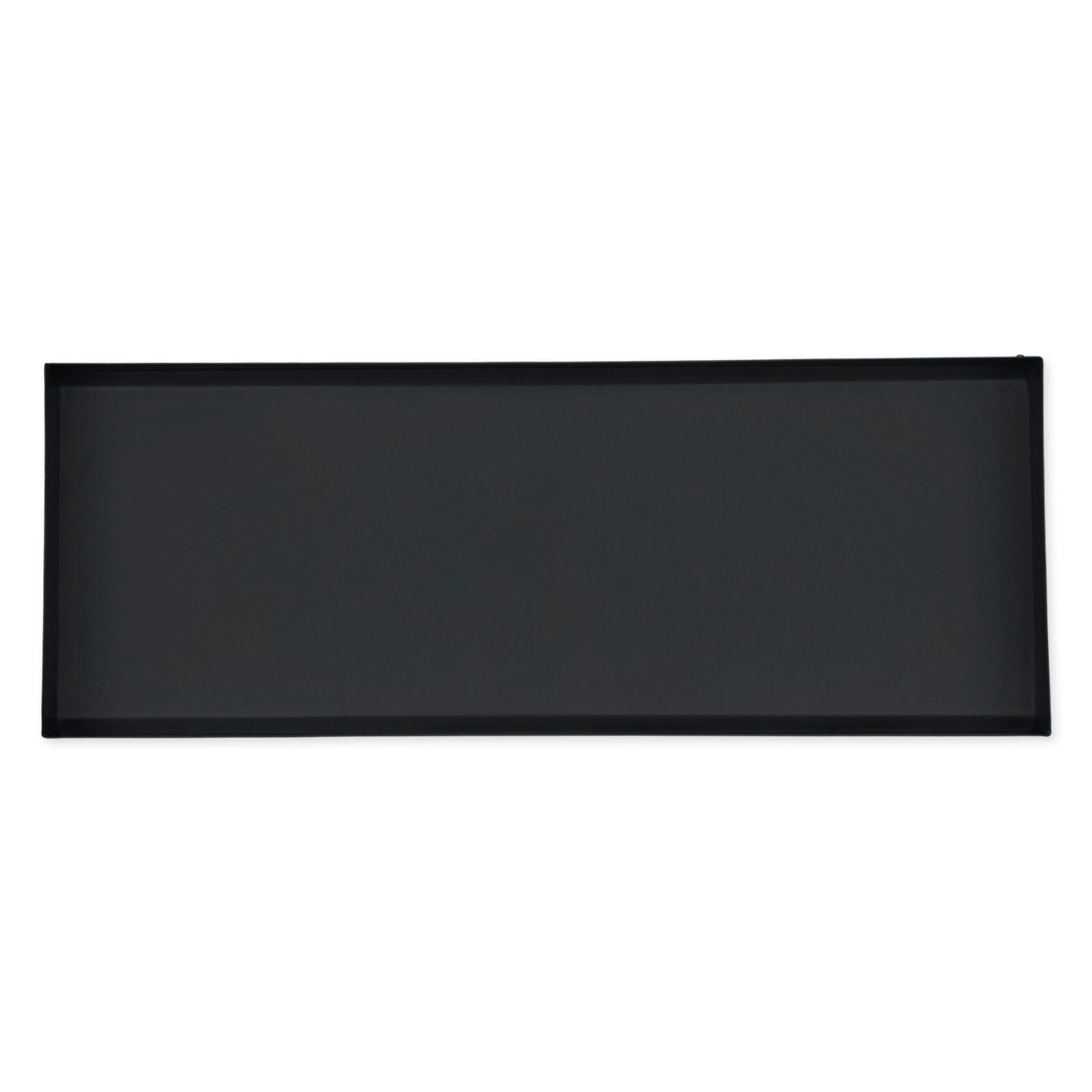 Spetebo Dekotablett Metall Kerzentablett rechteckig - 40 x 15 cm (Anzahl, 1 St., Stück), Mit Kugel-Füßen