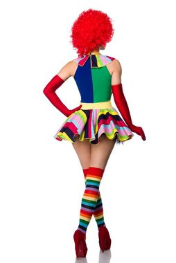 Mask Paradise Clown-Kostüm 5-tlg. Kostüm Clown Girl Karneval Outfit