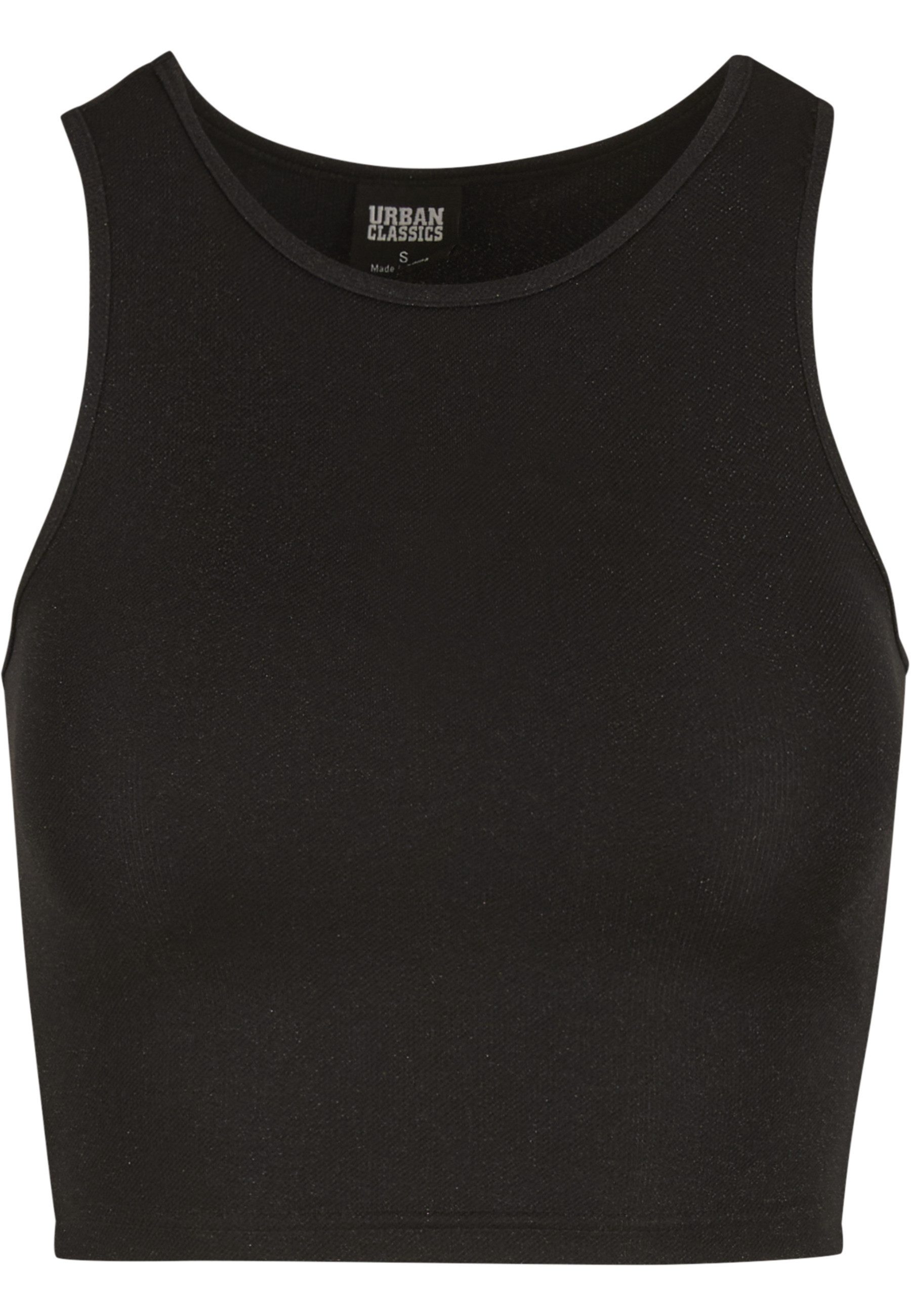URBAN CLASSICS Muskelshirt Urban Classics Ladies Glitter Cropped Top (1-tlg günstig online kaufen