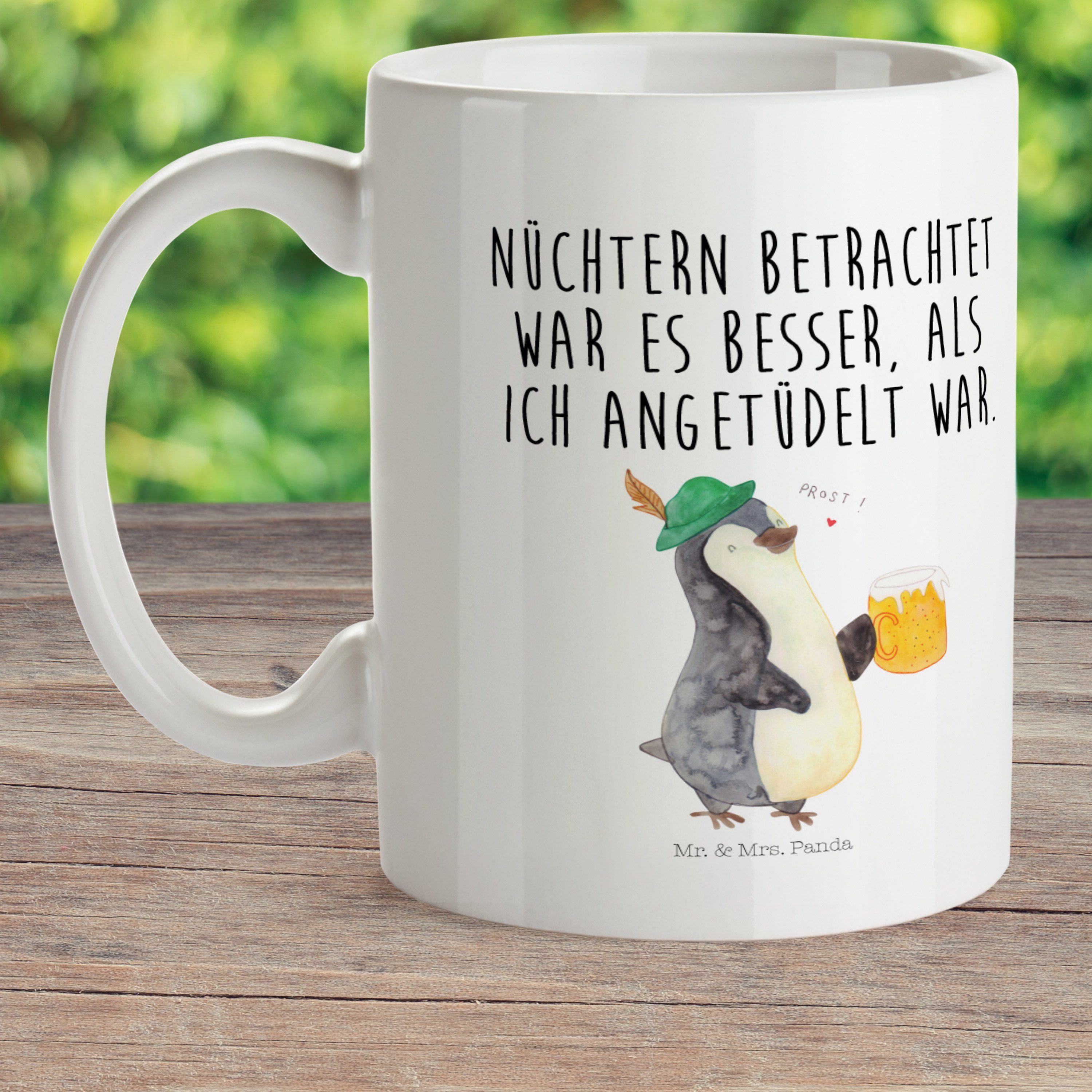 Geschenk, Bier Pinguin Kindergarten, - Kunststoff Panda Kunststoff, Kinderbecher Trinkbecher, Mr. Weiß & Mrs. -