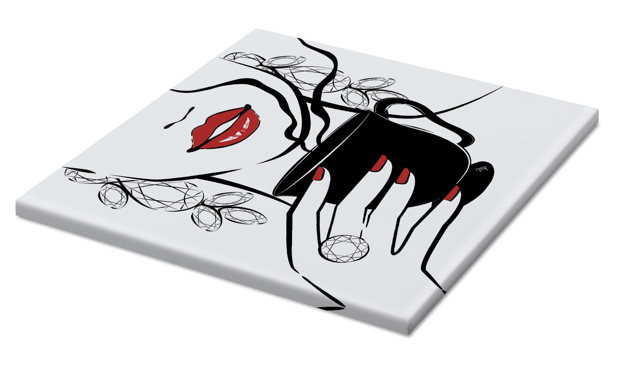 Posterlounge Poster Martina illustration, Kaffee-Zeit, Küche günstig online kaufen