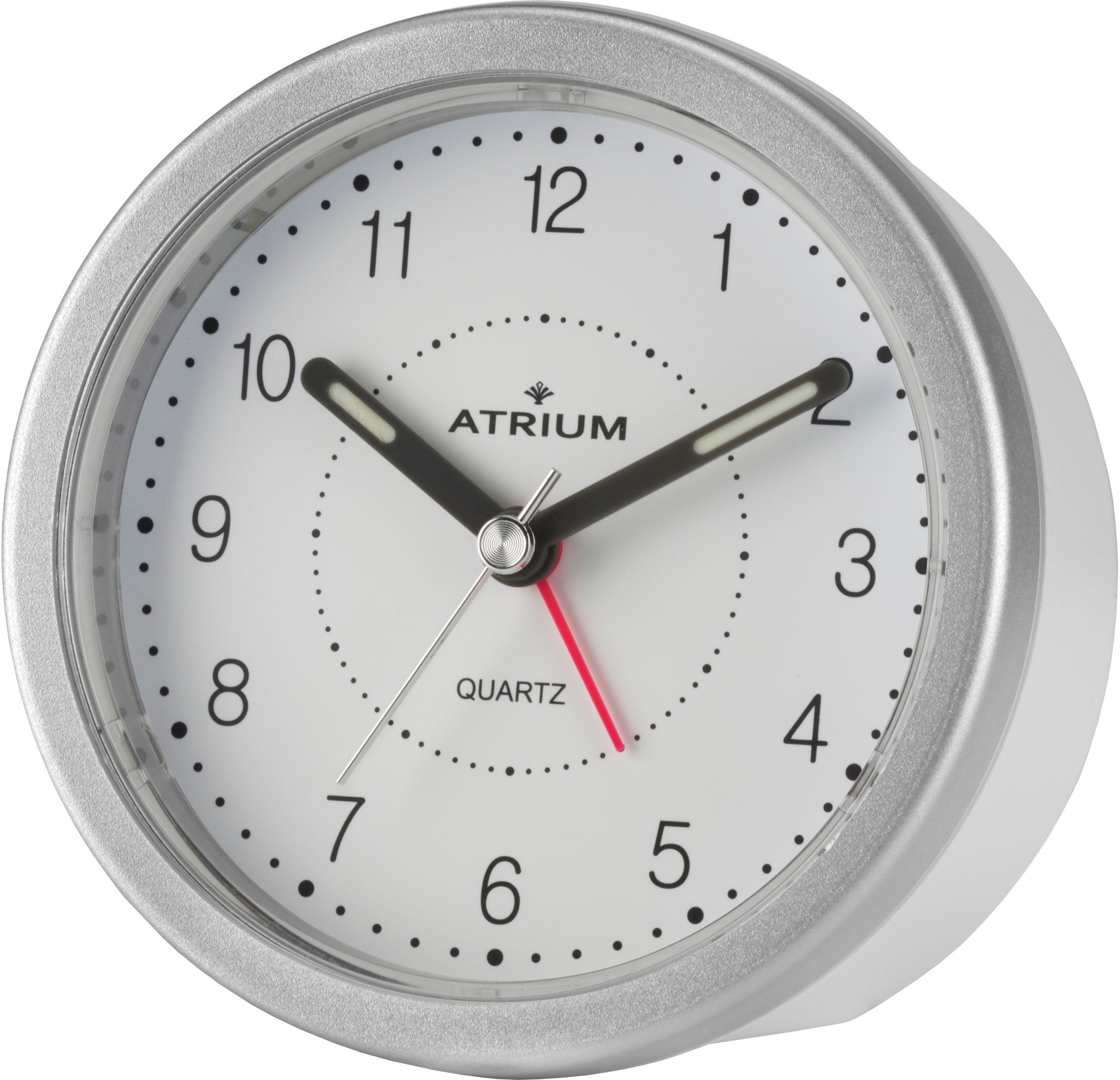Atrium Quarzwecker Wecker, schleichende Sekunde, Beleuchtung, Geschenkidee, Schlafzimmer