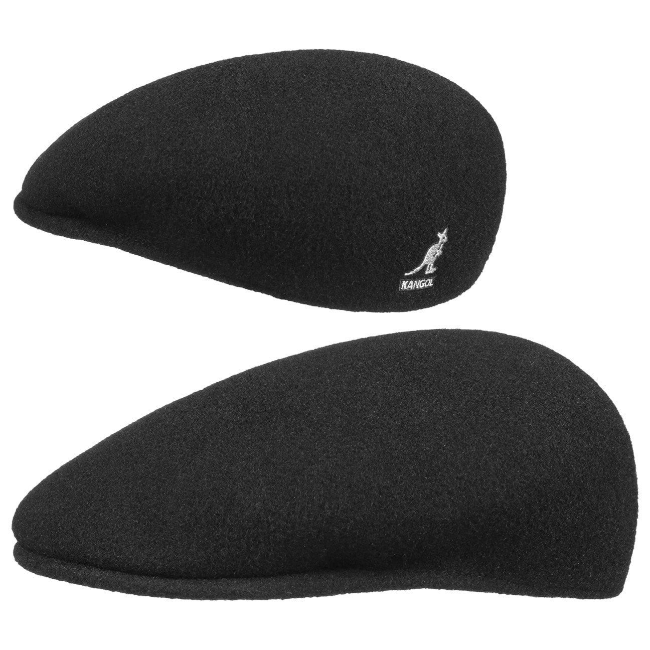 Zu erstaunlich niedrigen Preisen Kangol Flat Cap (1-St) Schiebermütze schwarz mit Schirm