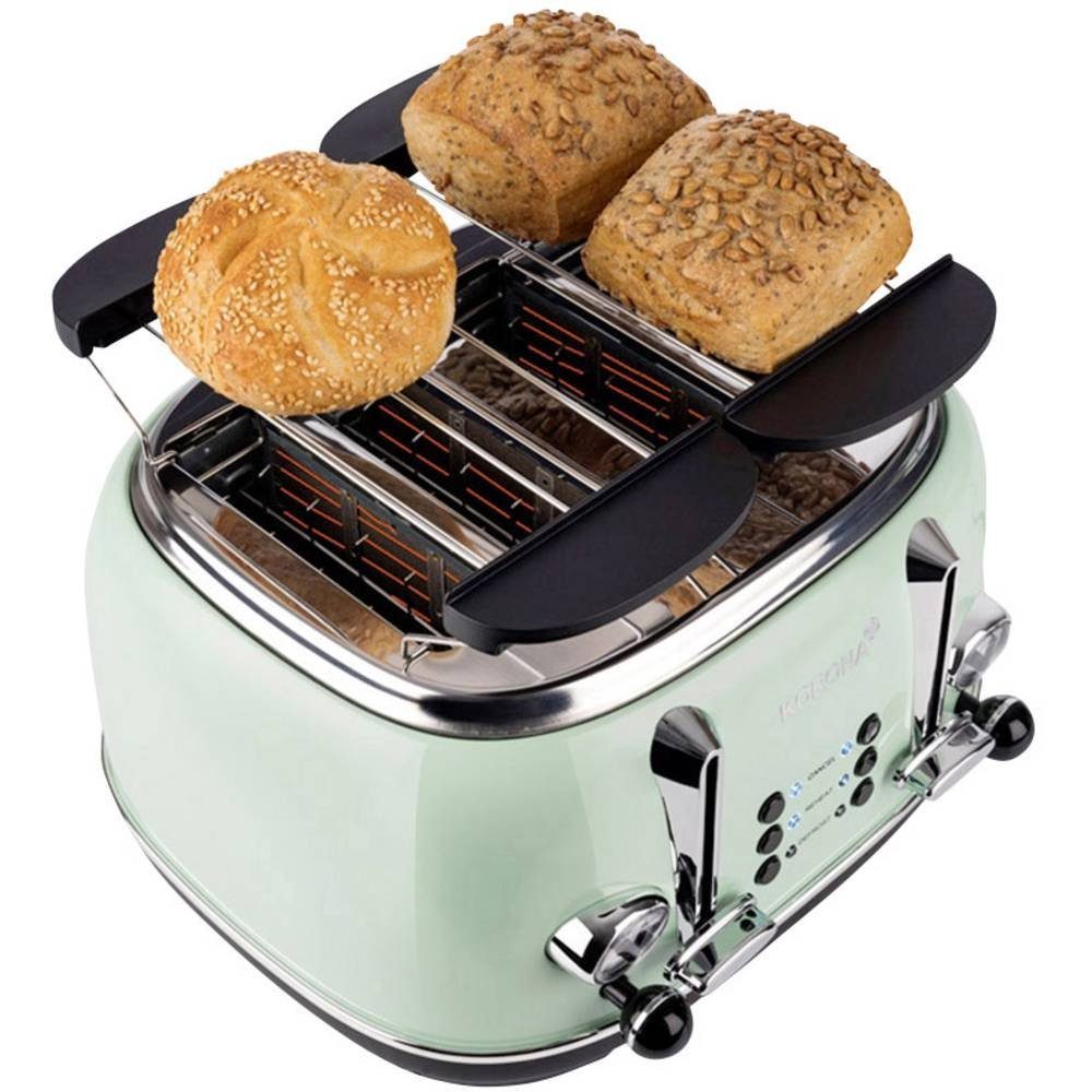 Toaster Toaster 4 Brötchenaufsatz für mit Scheiben, Retro KORONA