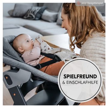 Hauck Schnuffeltuch Cuddle N Play Animals - Zebra Sage, Schmusetuch Baby Kuscheltuch