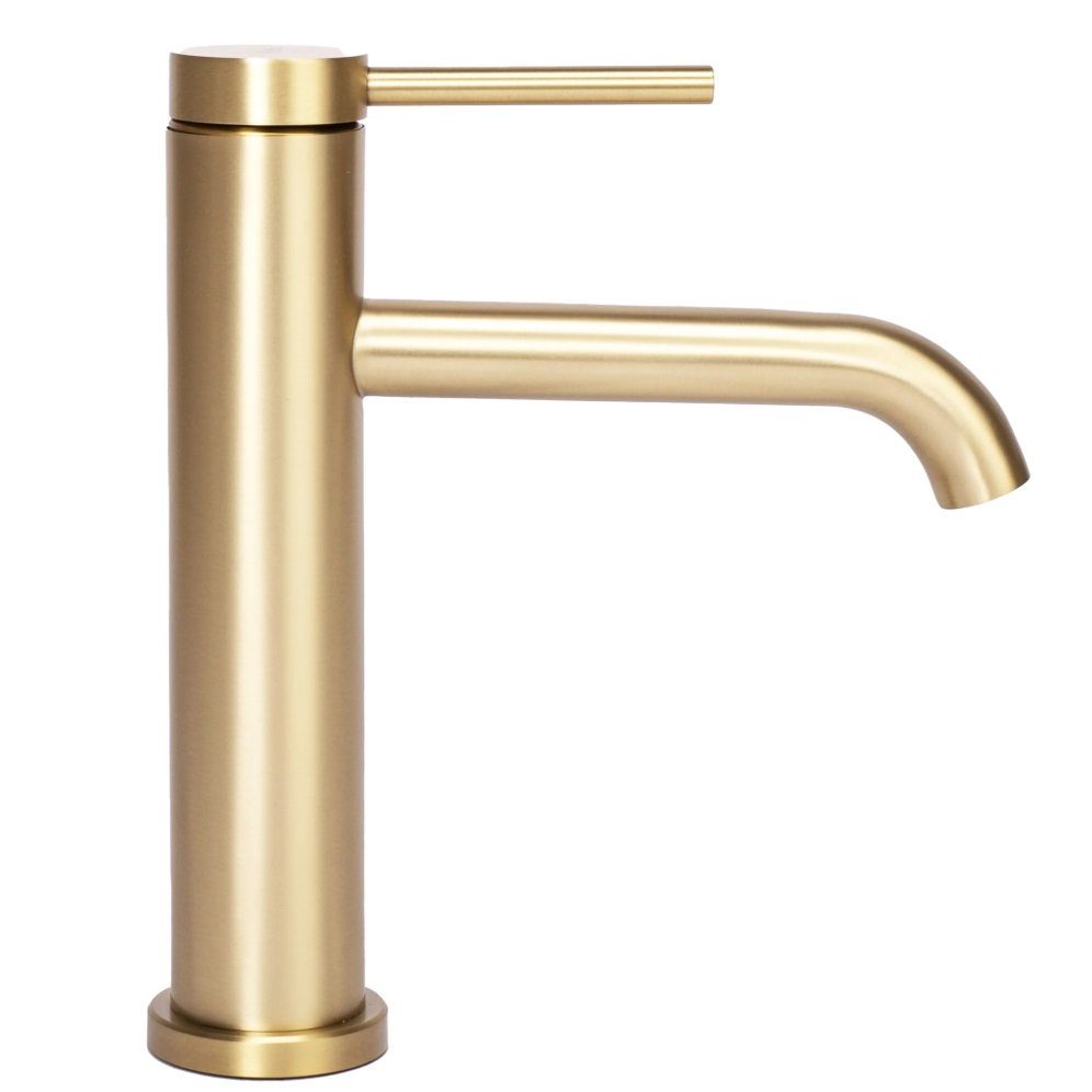 wohnwerk.idee Badarmatur Waschbeckenarmatur Wasserhahn Gold Einhebelmischer günstig online kaufen